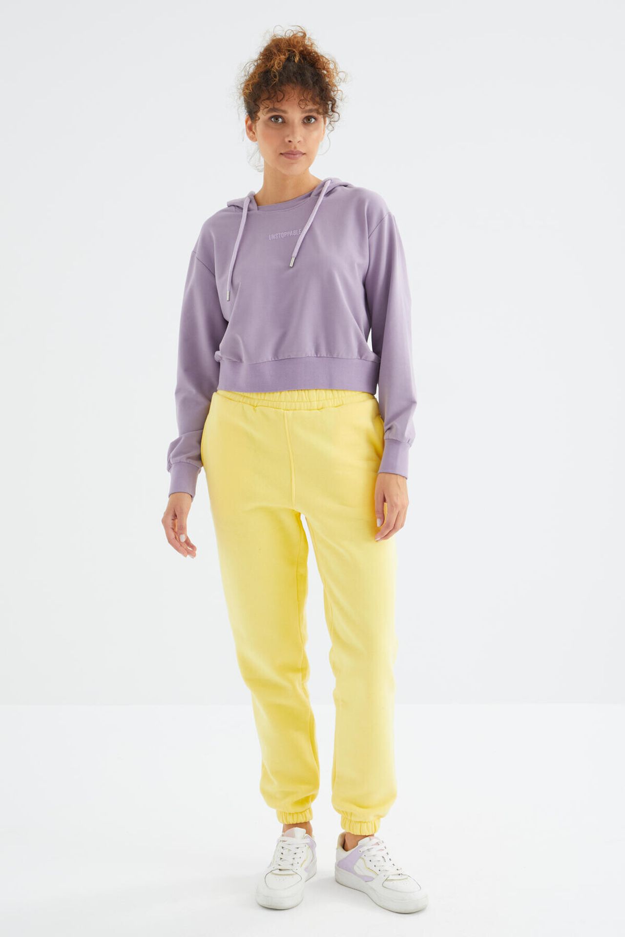 TOMMY Women's High-Waist Fleece Jogger Sweatpants 6