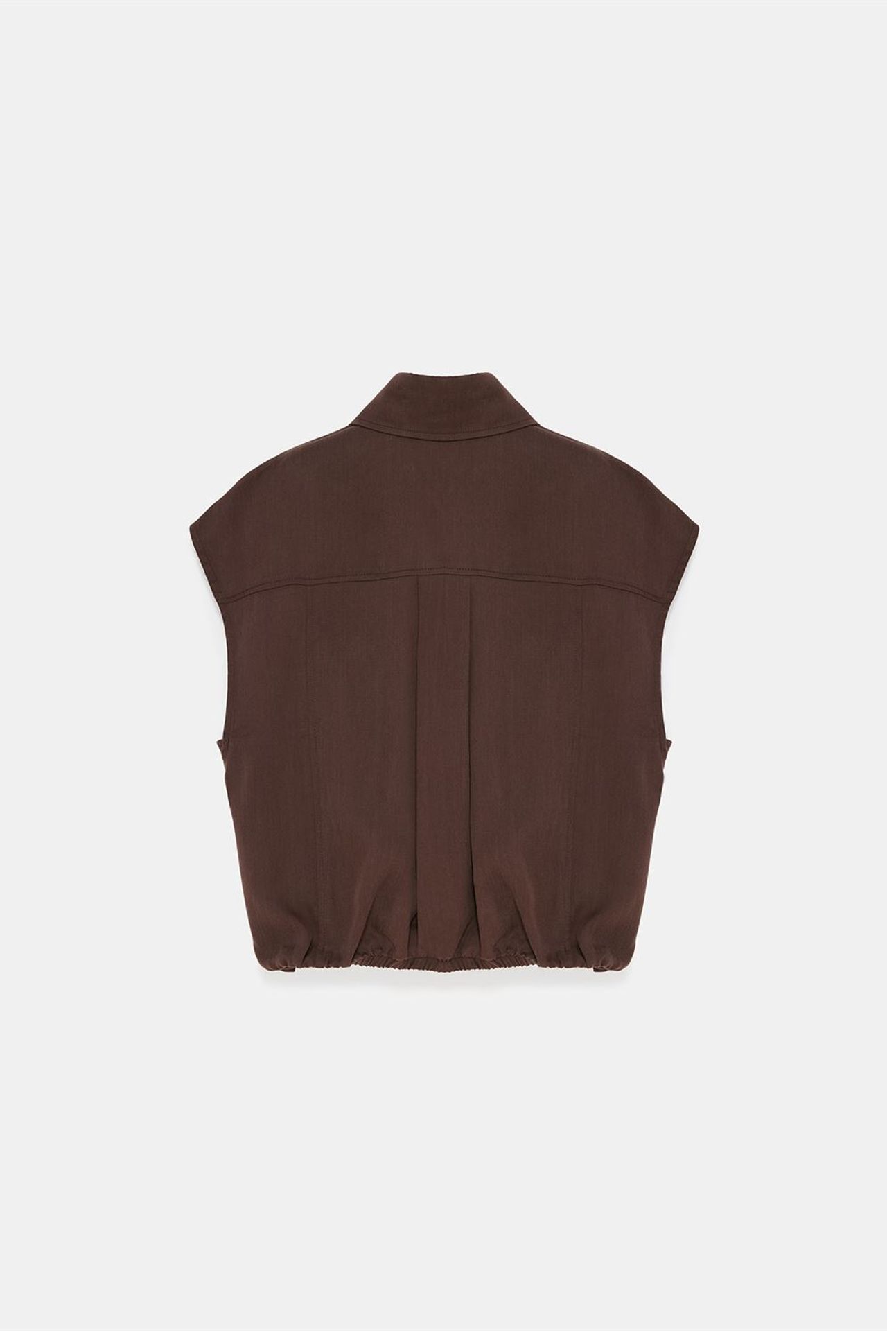 DILVIN Sleeveless Tencel Crepe Blouse 6