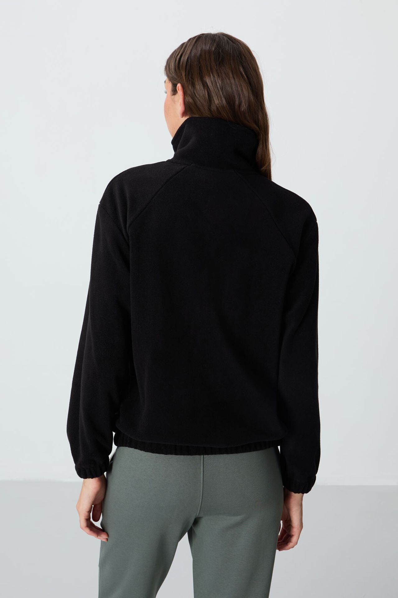 TOMMY Color Block Oversized Zip-Collar Sweatshirt 6