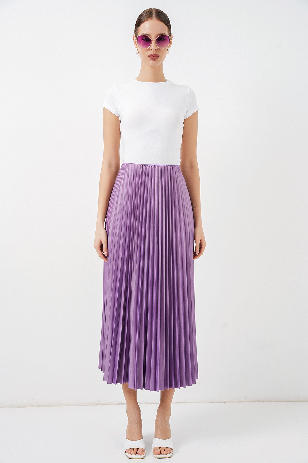 BDART High Waist Pleated Maxi Skirt 5