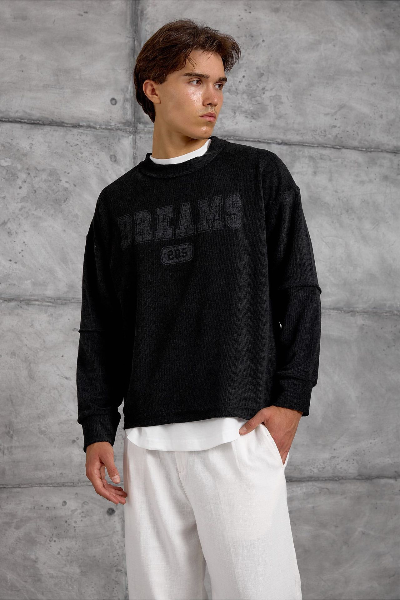 NOMARC Regular Kalıp Bisiklet Yaka Sweatshirt 4