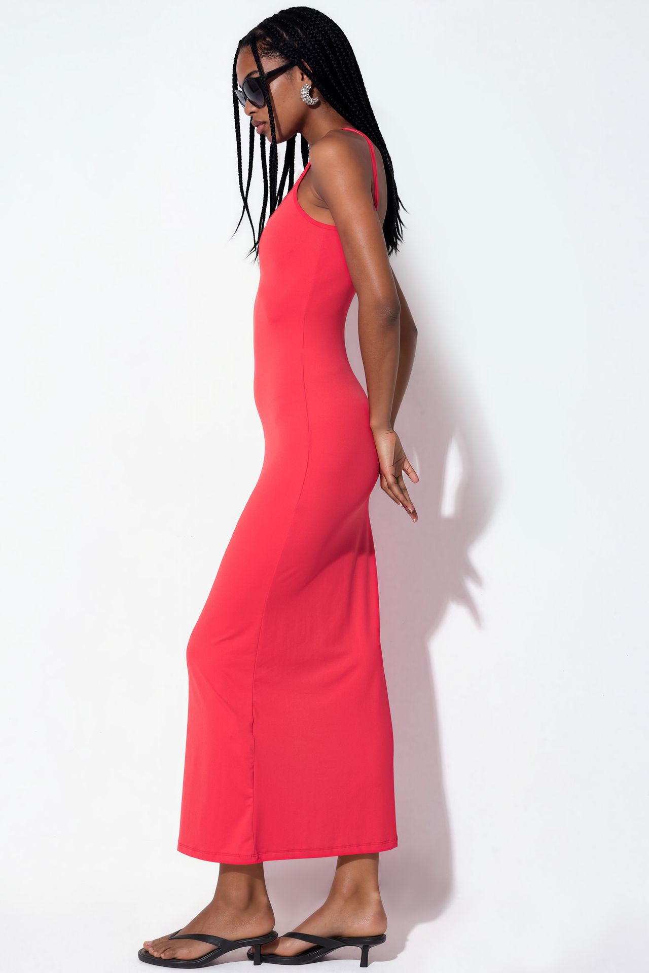 BUSEM Sleeveless midi slip dress 3