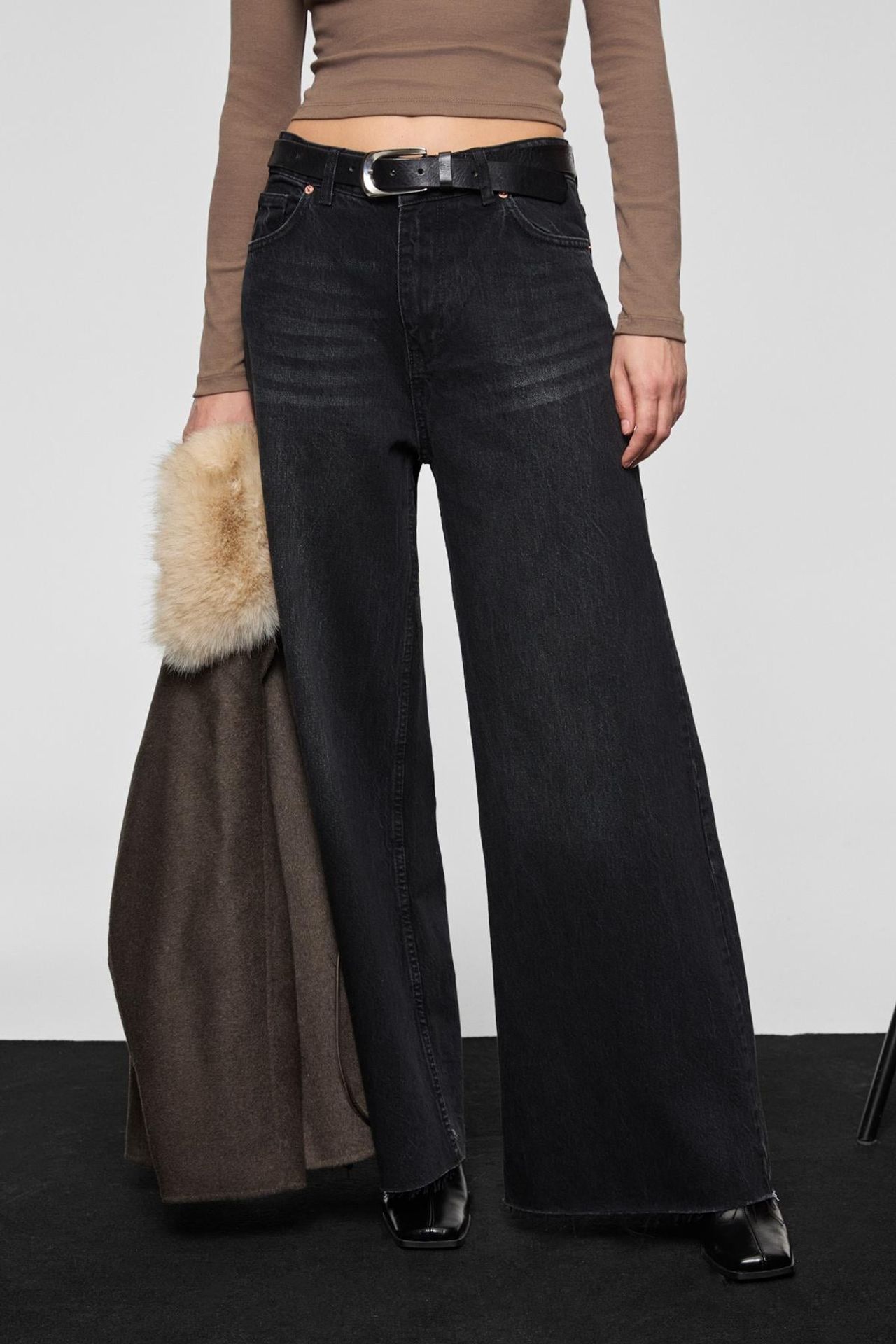 GRIMELANGE High Waist Wide Leg Jeans 3