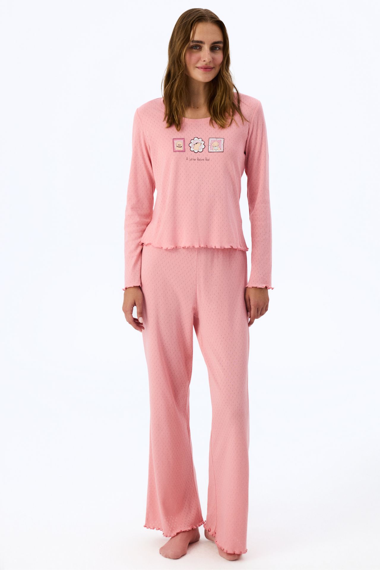 PENTI Pointelle Pajama Bottoms 3