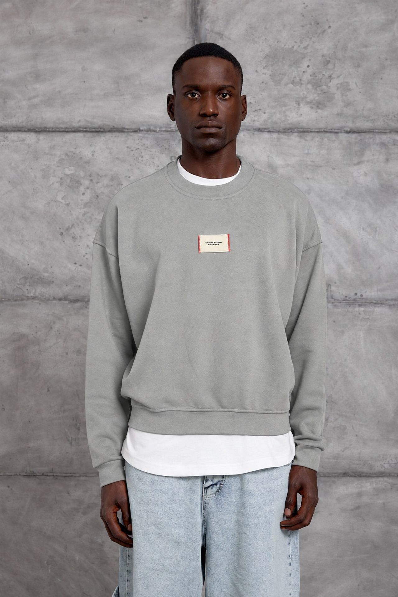 NOMARC Rahat Bisiklet Yaka Uzun Kollu Sweatshirt 3