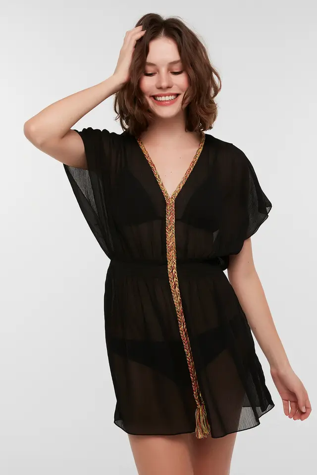 PENTI Women's Braided Kaftan