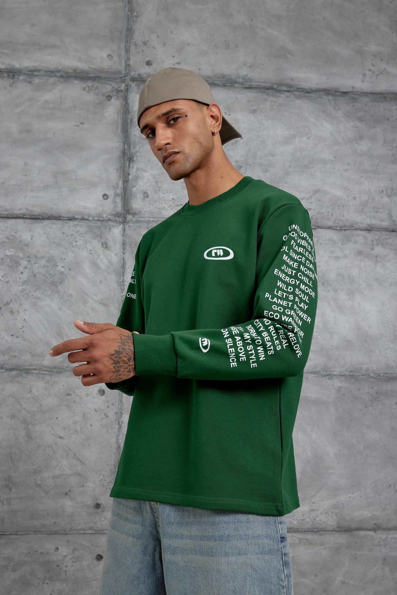 NOMARC Rahat Bisiklet Yaka Sweatshirt 1