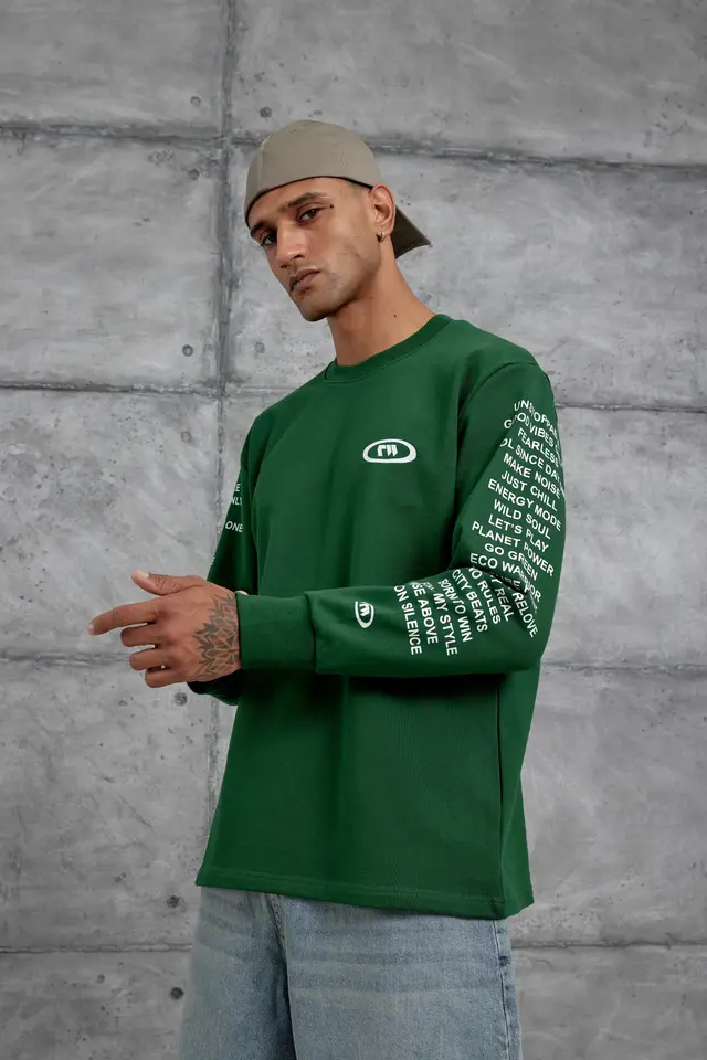 NOMARC Rahat Bisiklet Yaka Sweatshirt