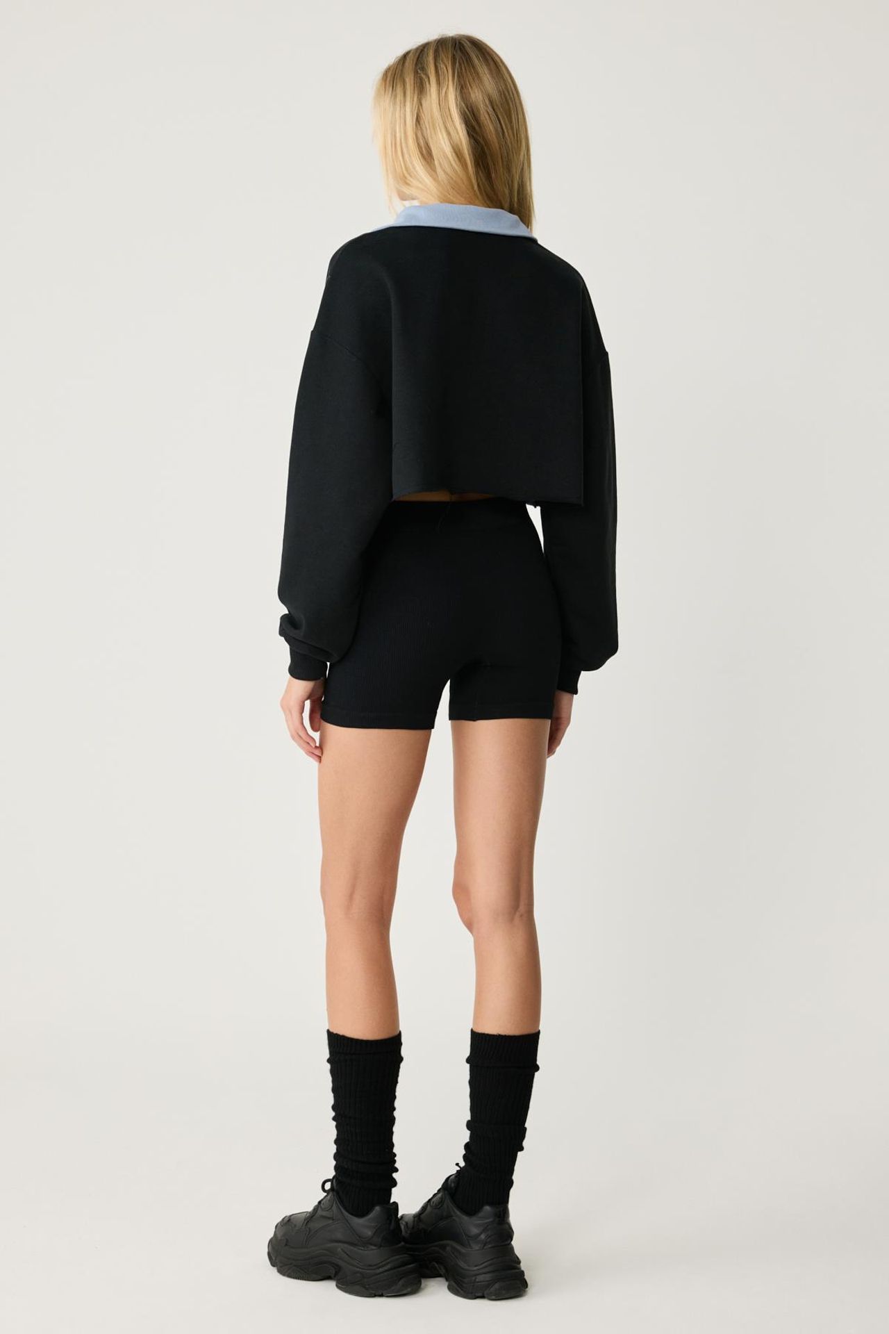 GRIMELANGE Color Block Half Zip Sweatshirt 5