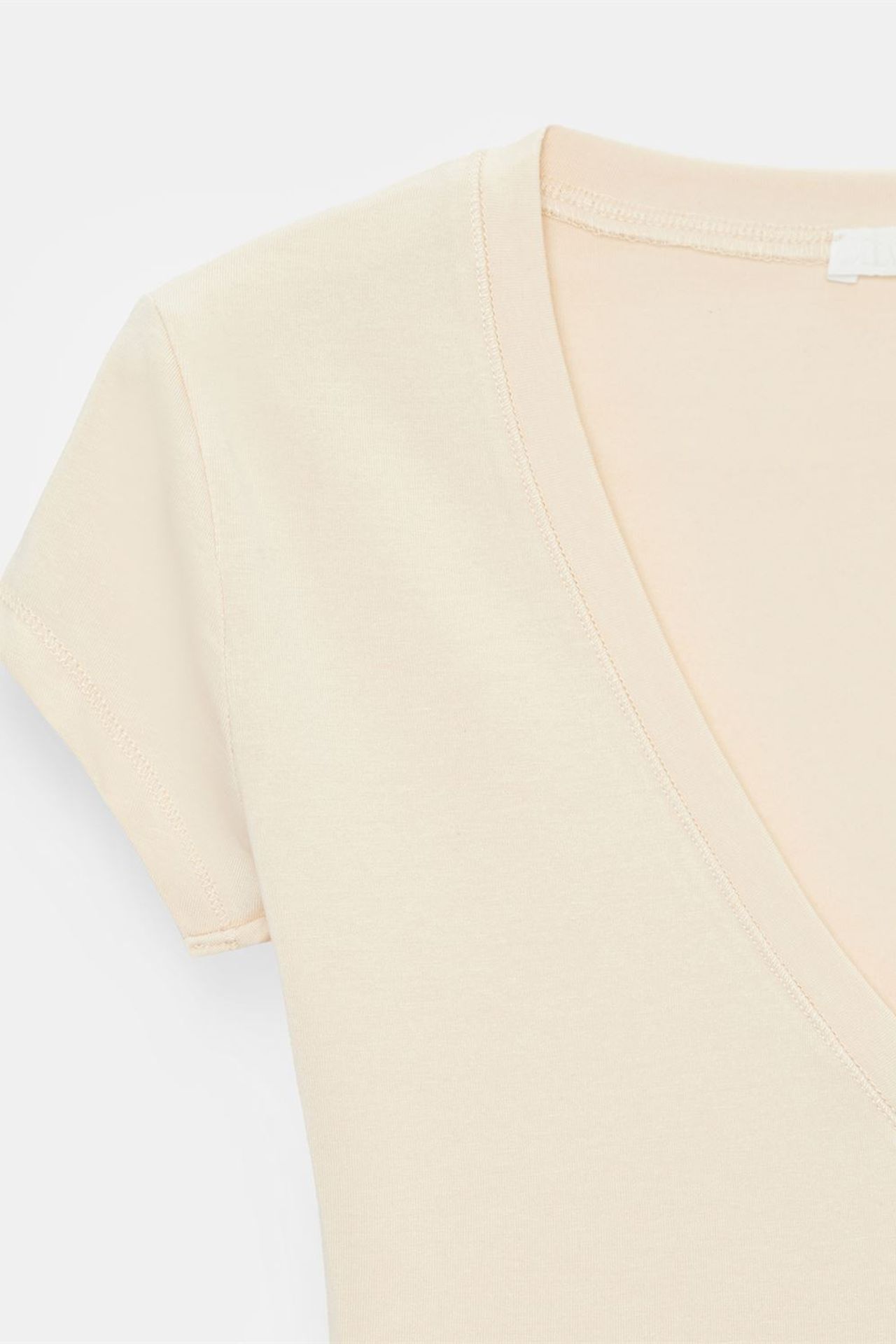 DILVIN Slim Fit V-Neck Jersey Blouse 7