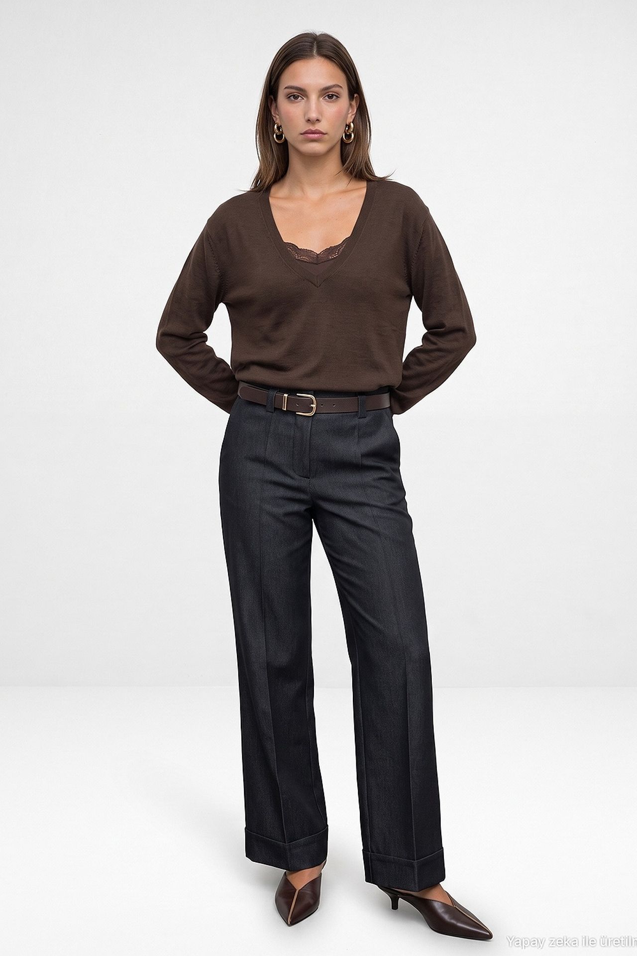 DILVIN Women's Straight-Leg Pants 4