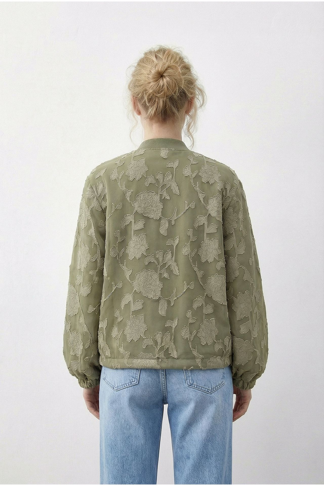 LUCCI Floral Oversized Bomber Jacket 5