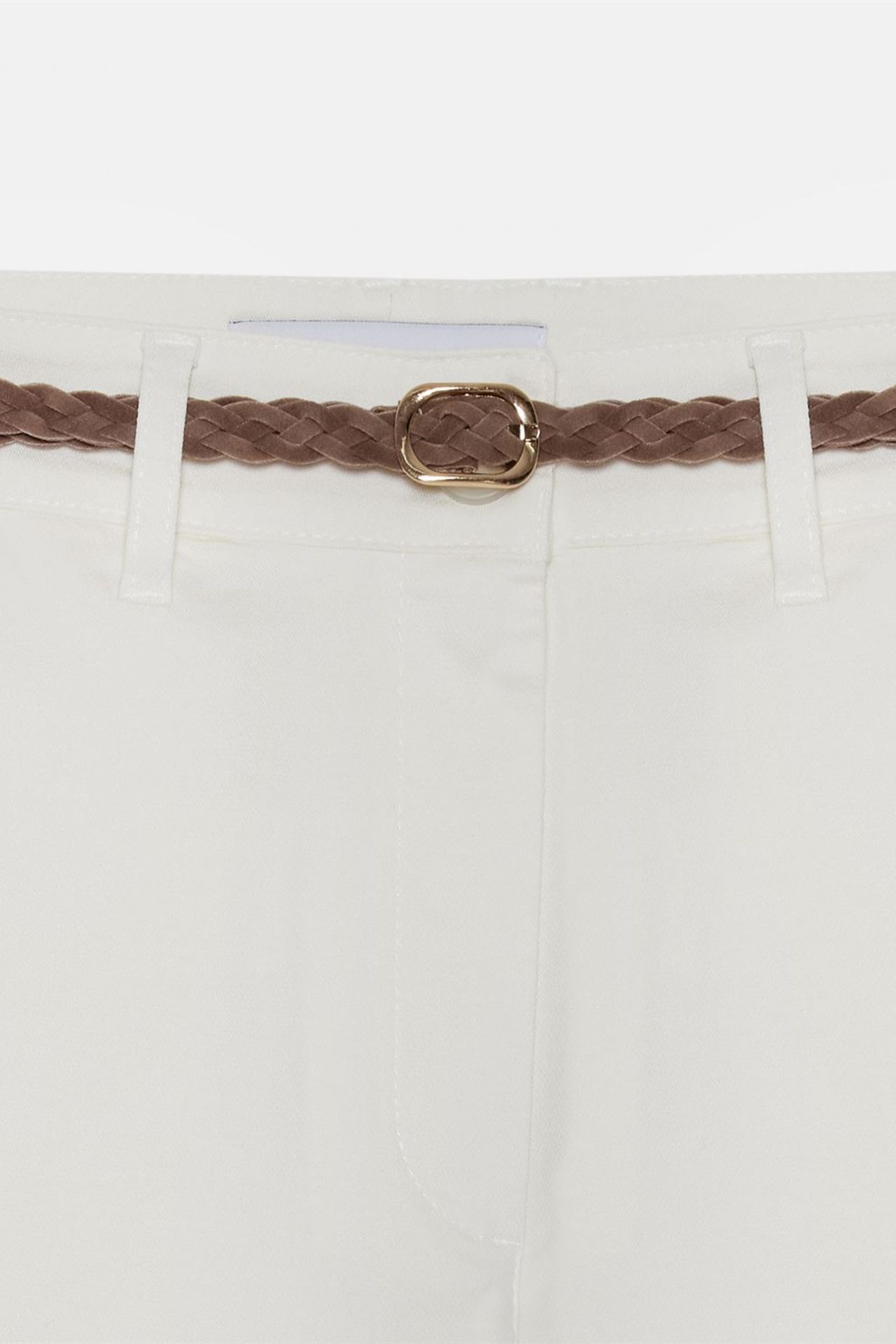 DILVIN Kemerli Düz Paça Gabardin Chino Pantolon 7