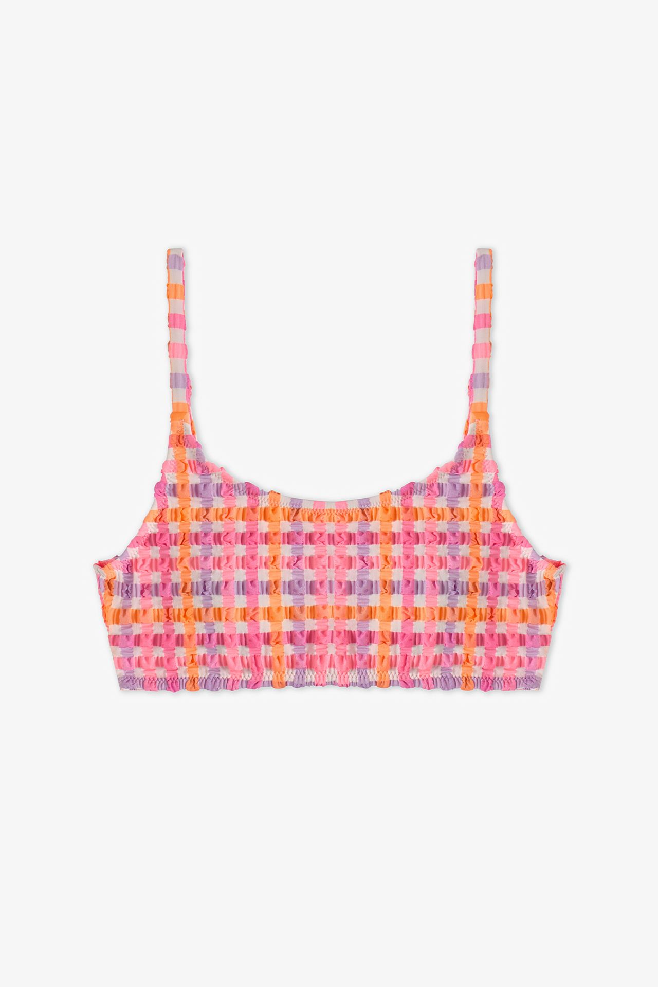 PENTI Girls' Vicky Halter Gingham Bikini Set 2