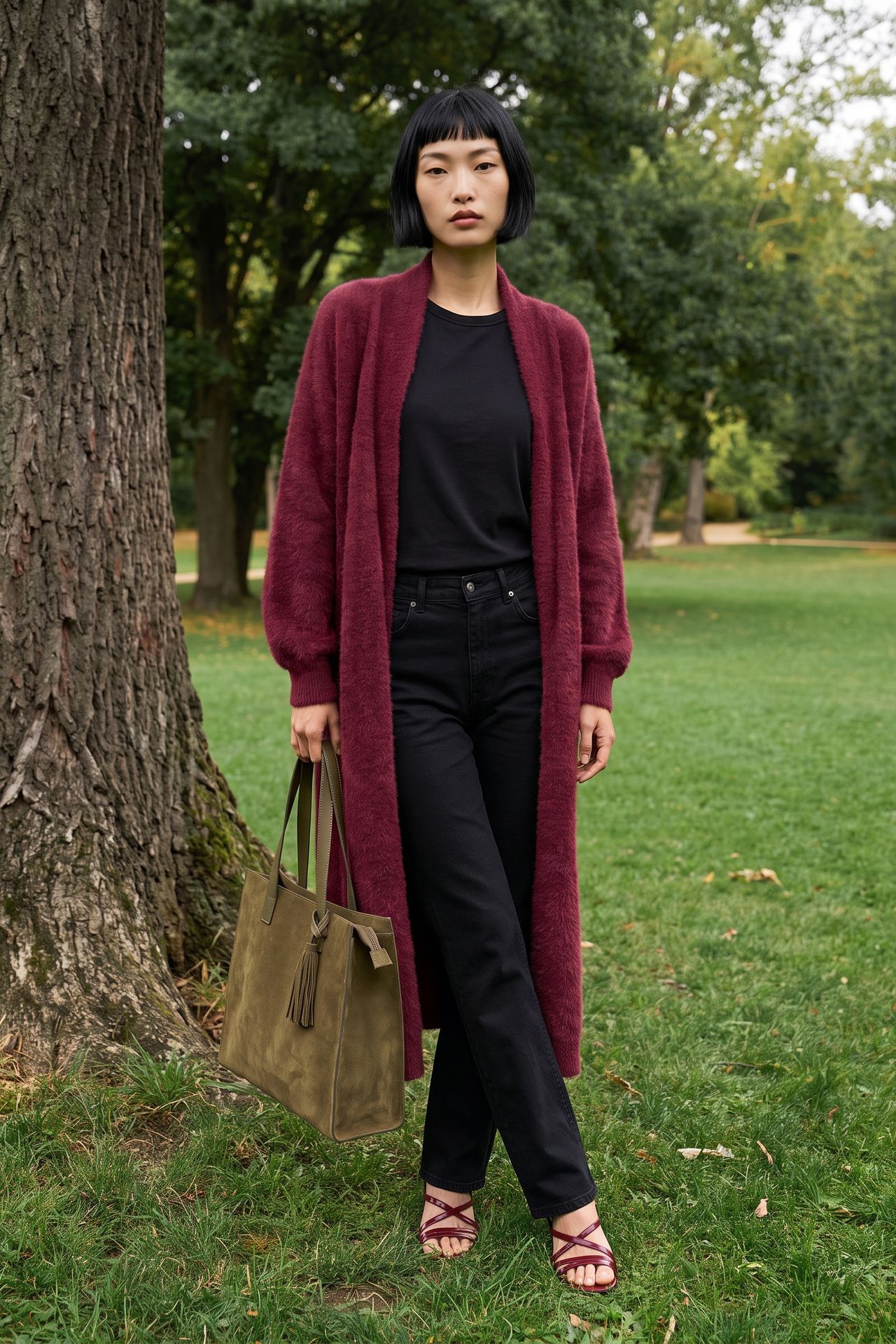 MY FASHION Açık Ön Normal Kalıp Hırka 1
