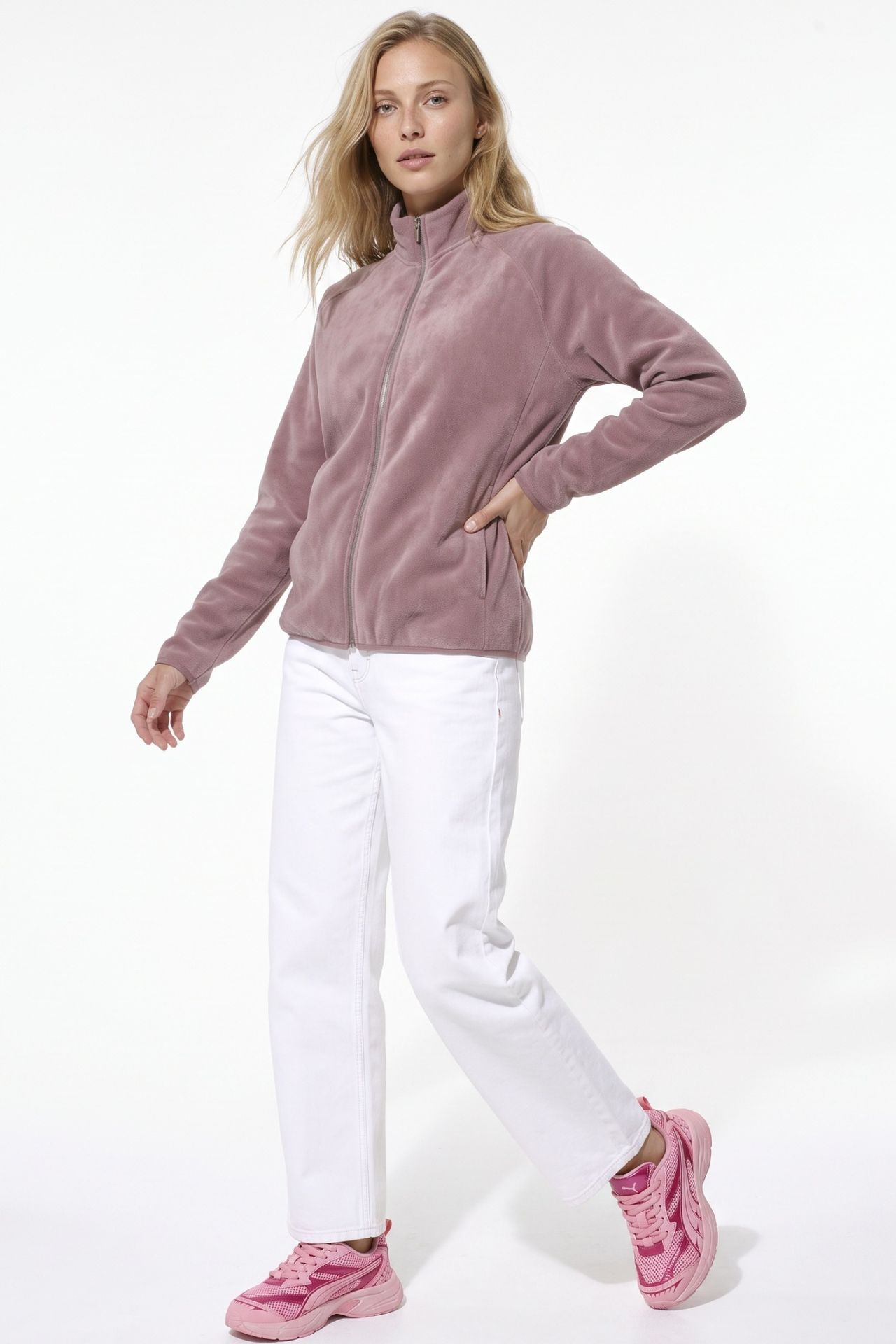 BUSEM Women's Zipper Cardigan 2