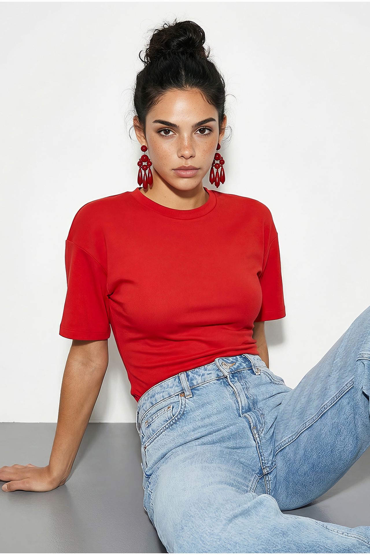LUCCI Regular Fit Crew Neck T-Shirt 4