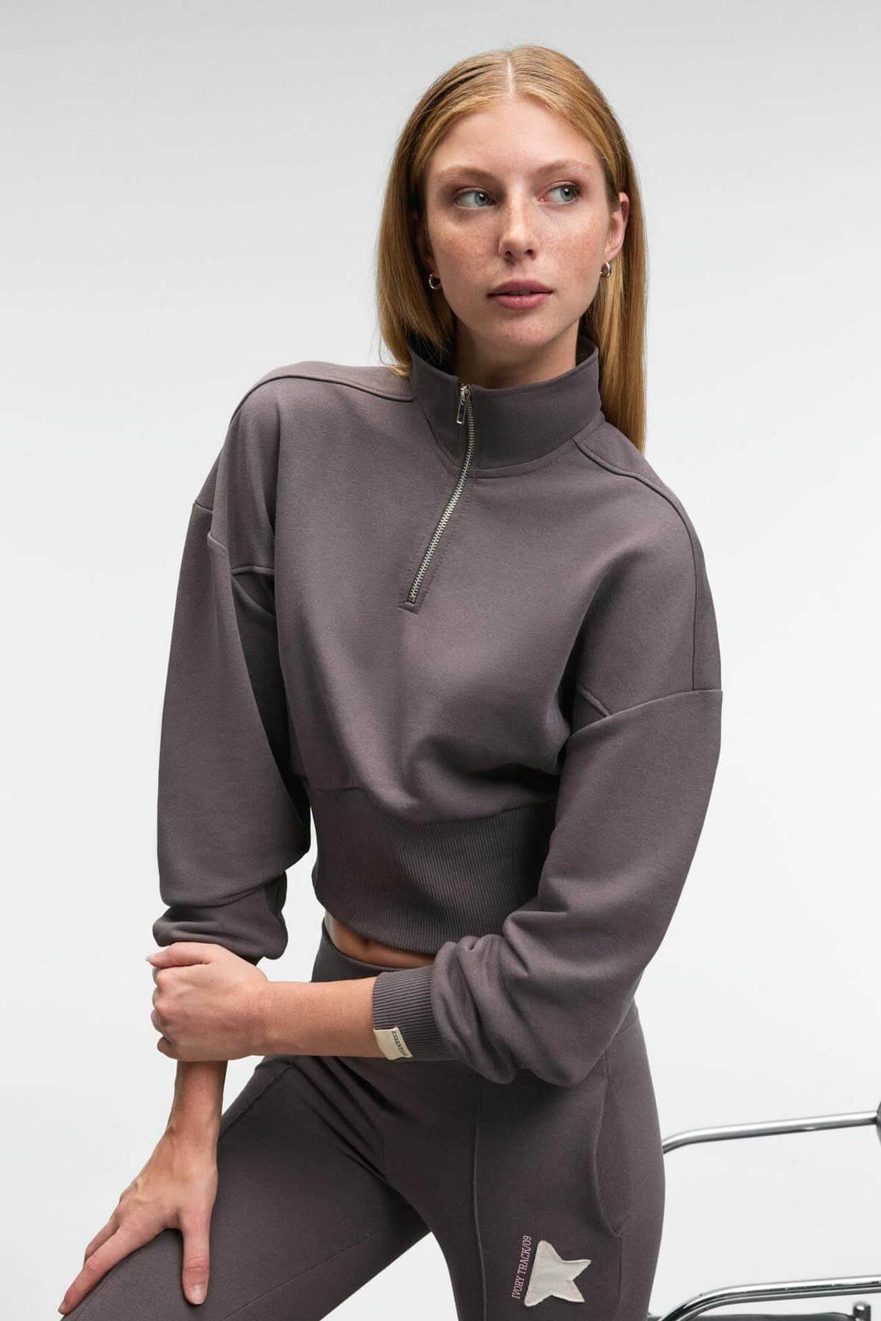 GRIMELANGE Regular Fit Half-Zip Sweatshirt 3