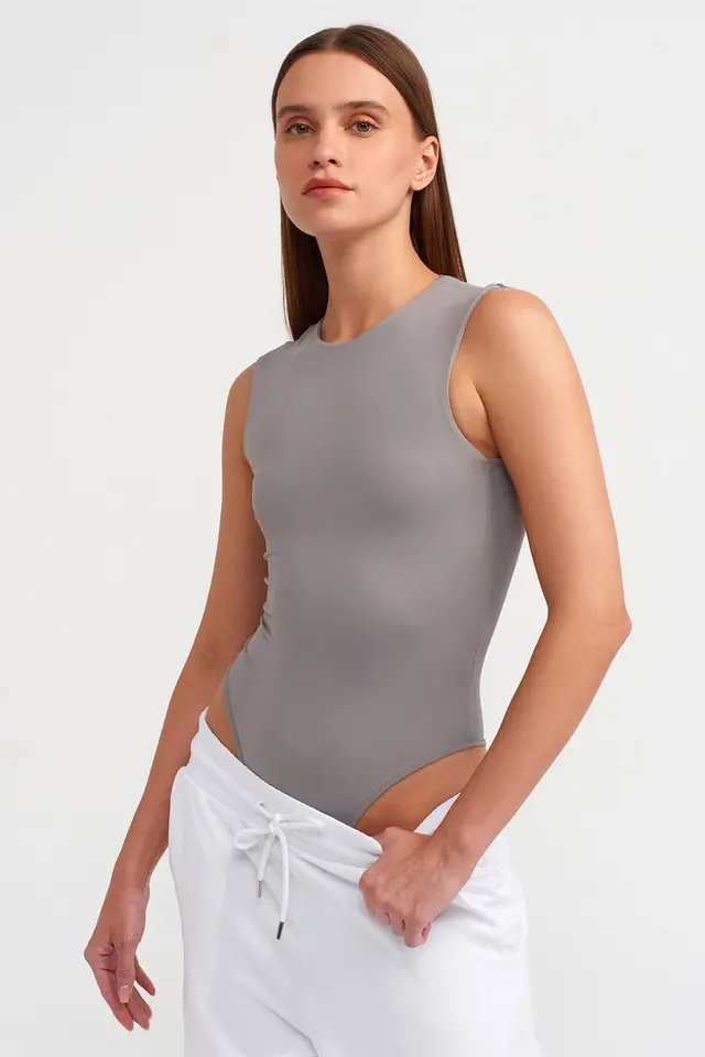 DILVIN Seamless Sleeveless Slim-fit Unitard