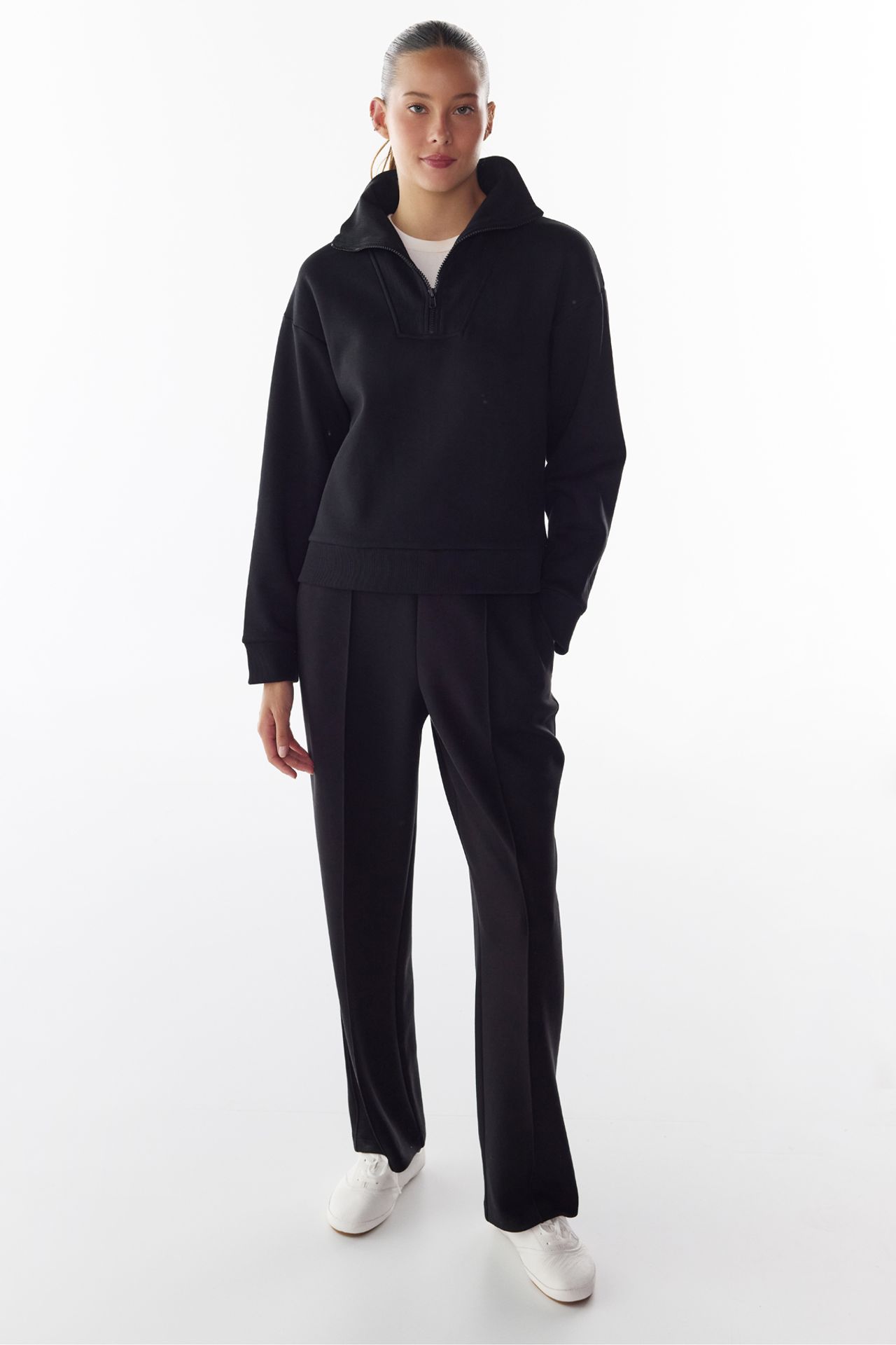 PENTI Half-Zip Brushed Sweatshirt 4