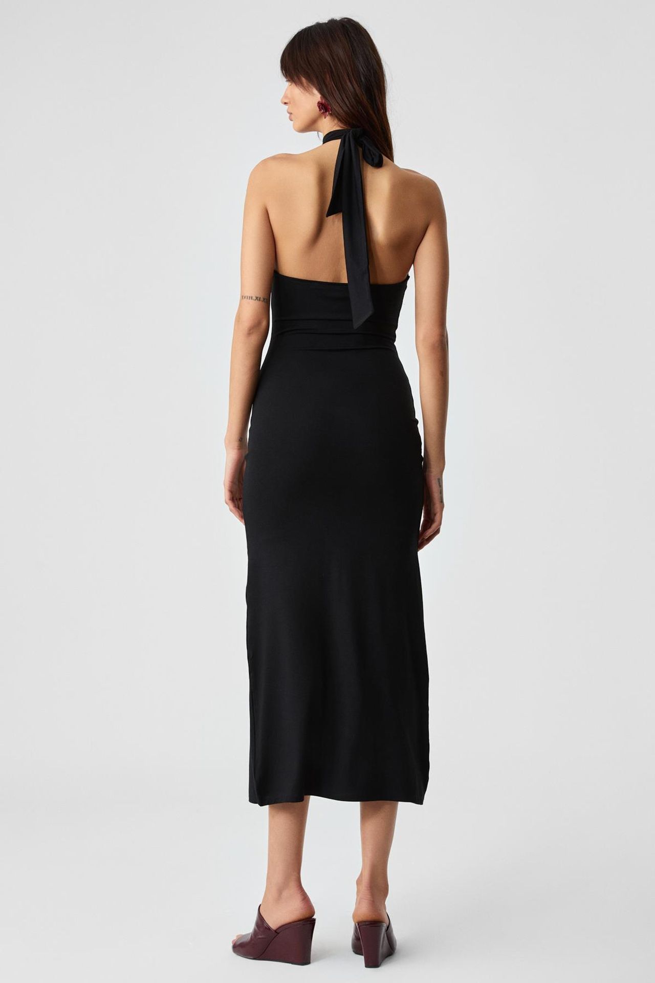 GRIMELANGE Halter Neck Maxi Dress 6