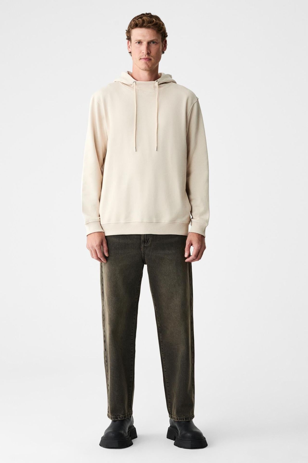 GRIMELANGE Kapüşonlu Cepli Oversize Sweatshirt 3