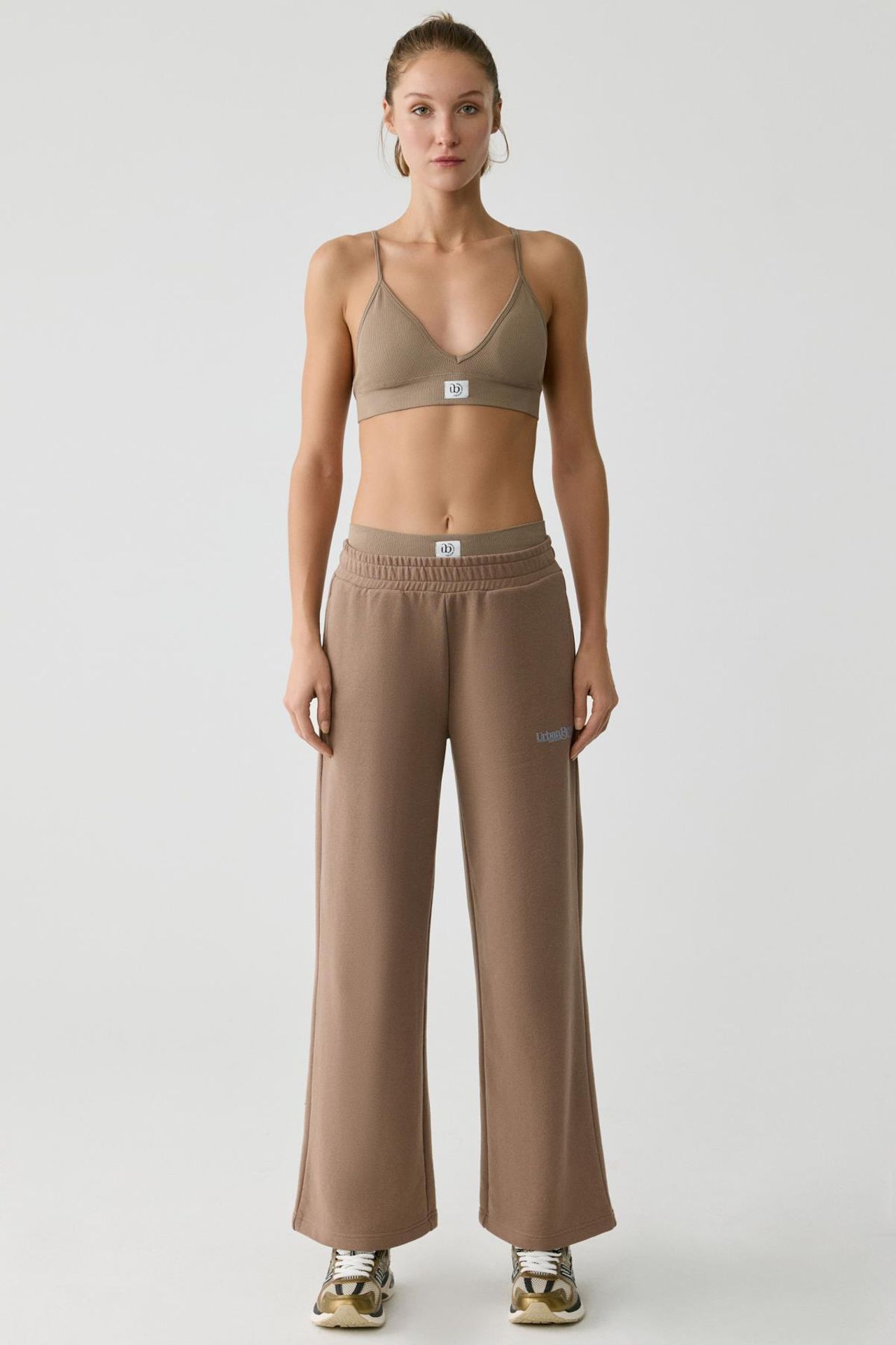 GRIMELANGE Wide Leg Elastic Waist Joggers 5