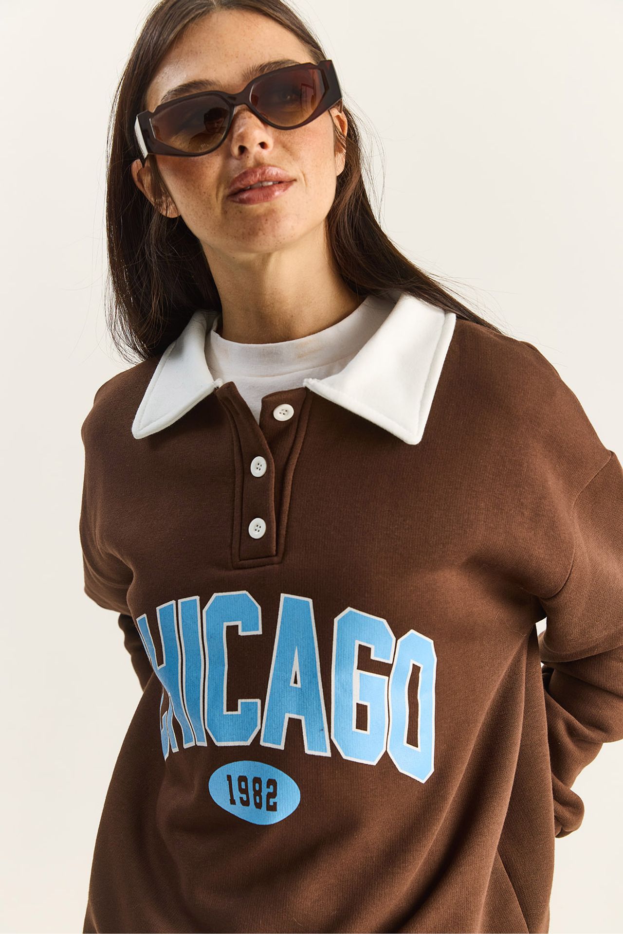 LUCCI Oversized Printed Sweatshirt 5