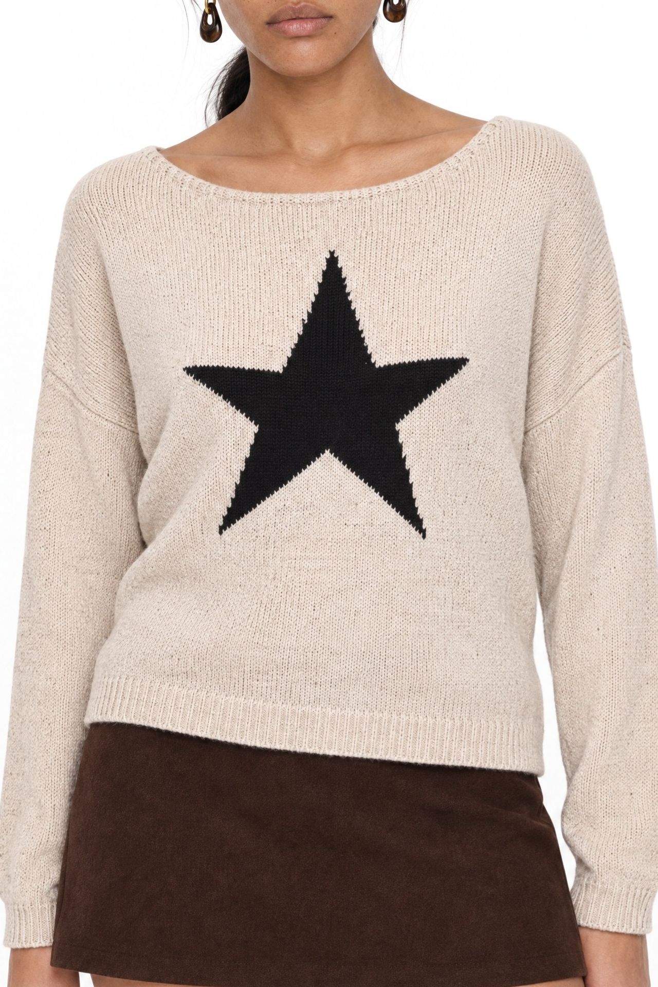 MIXRAY Women's Boat Neck Sweater 4