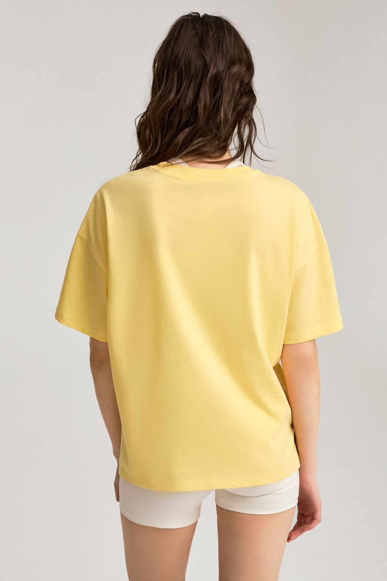 GRIMELANGE Relaxed Crew Neck Slit T-Shirt 5