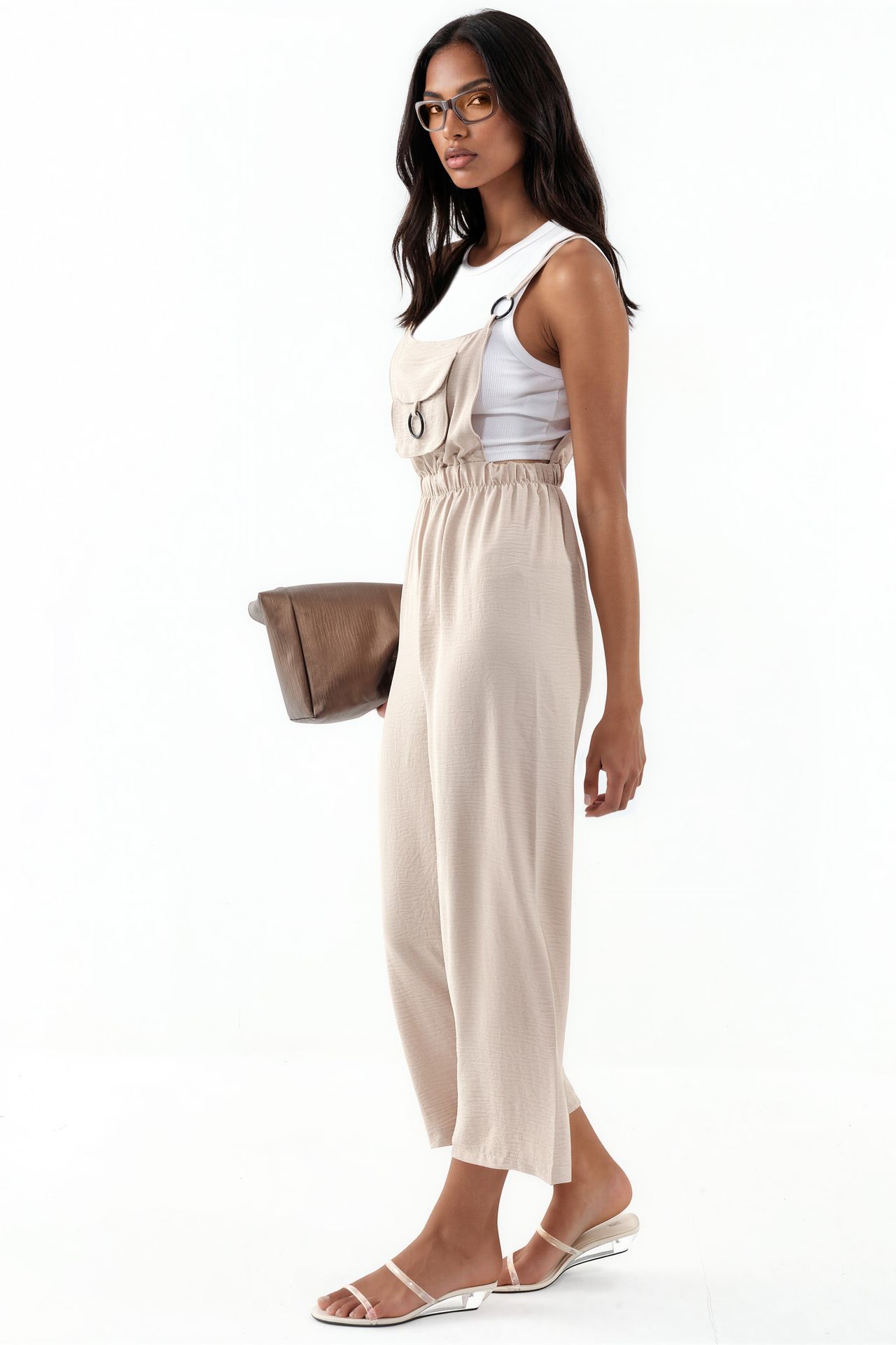 BDART Relaxed Fit Long Denim Overalls with Pocket 2
