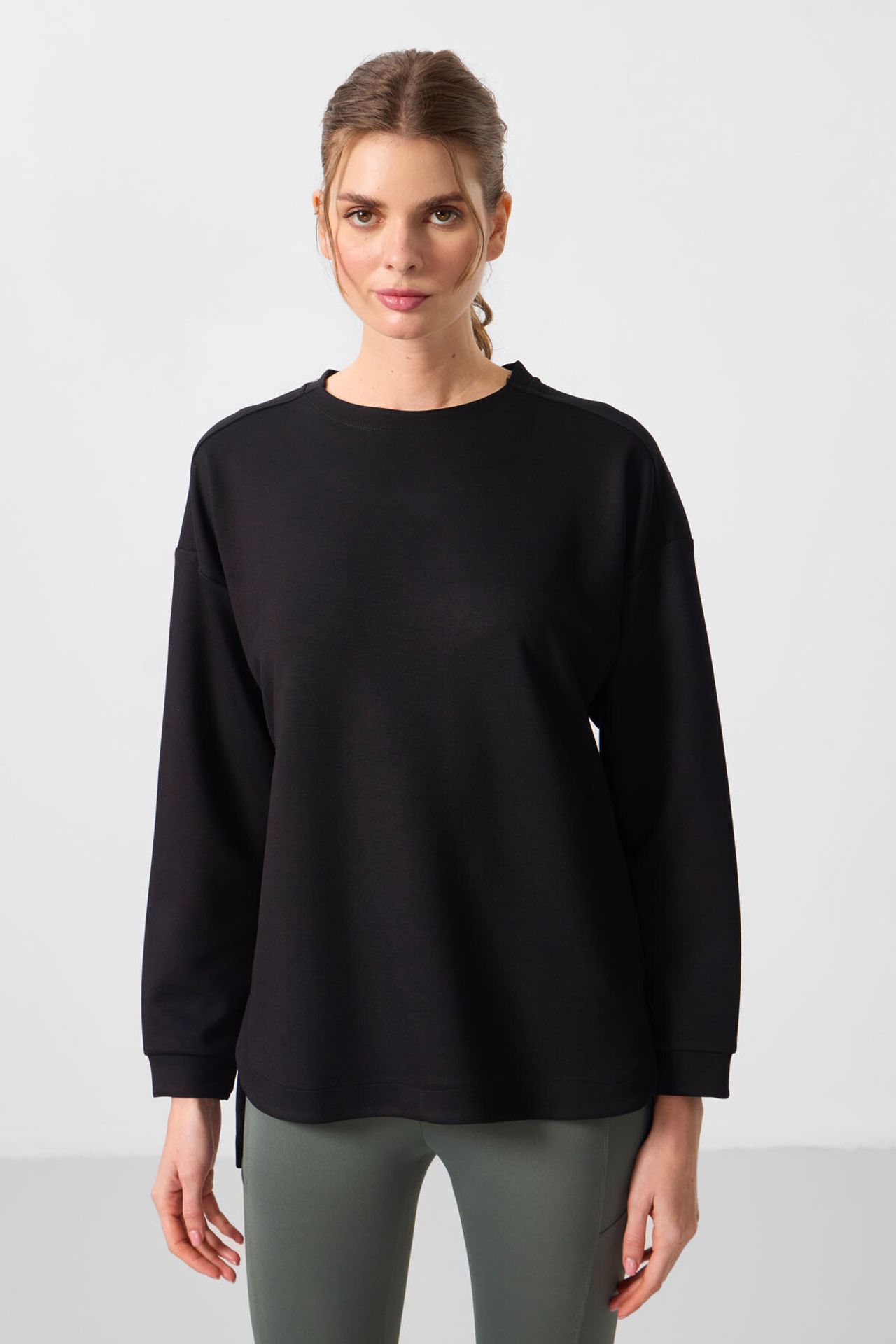 TOMMY Long-sleeve Jersey Tunic Top 1