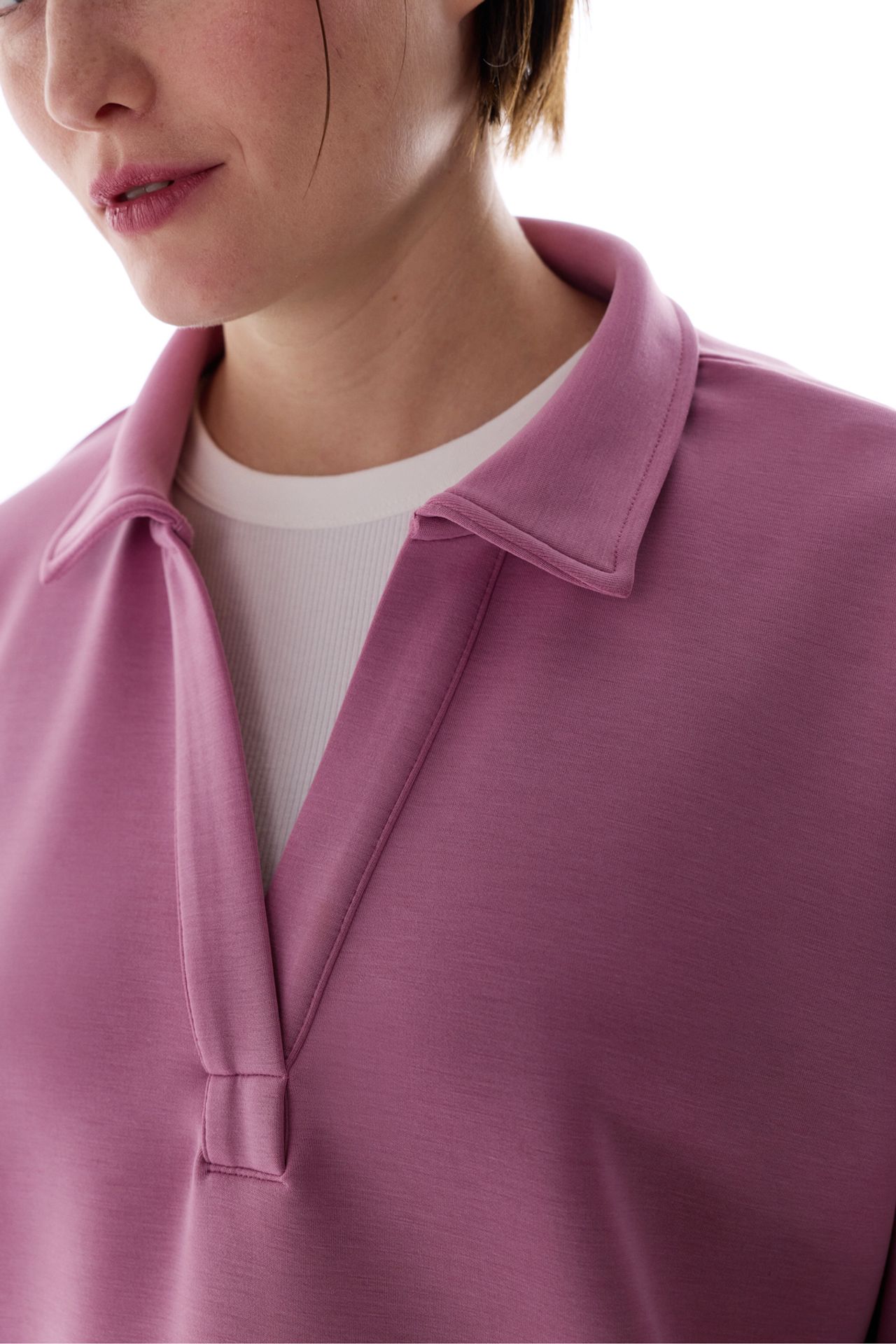 PENTI Polo Collar Modal Sweatshirt 4