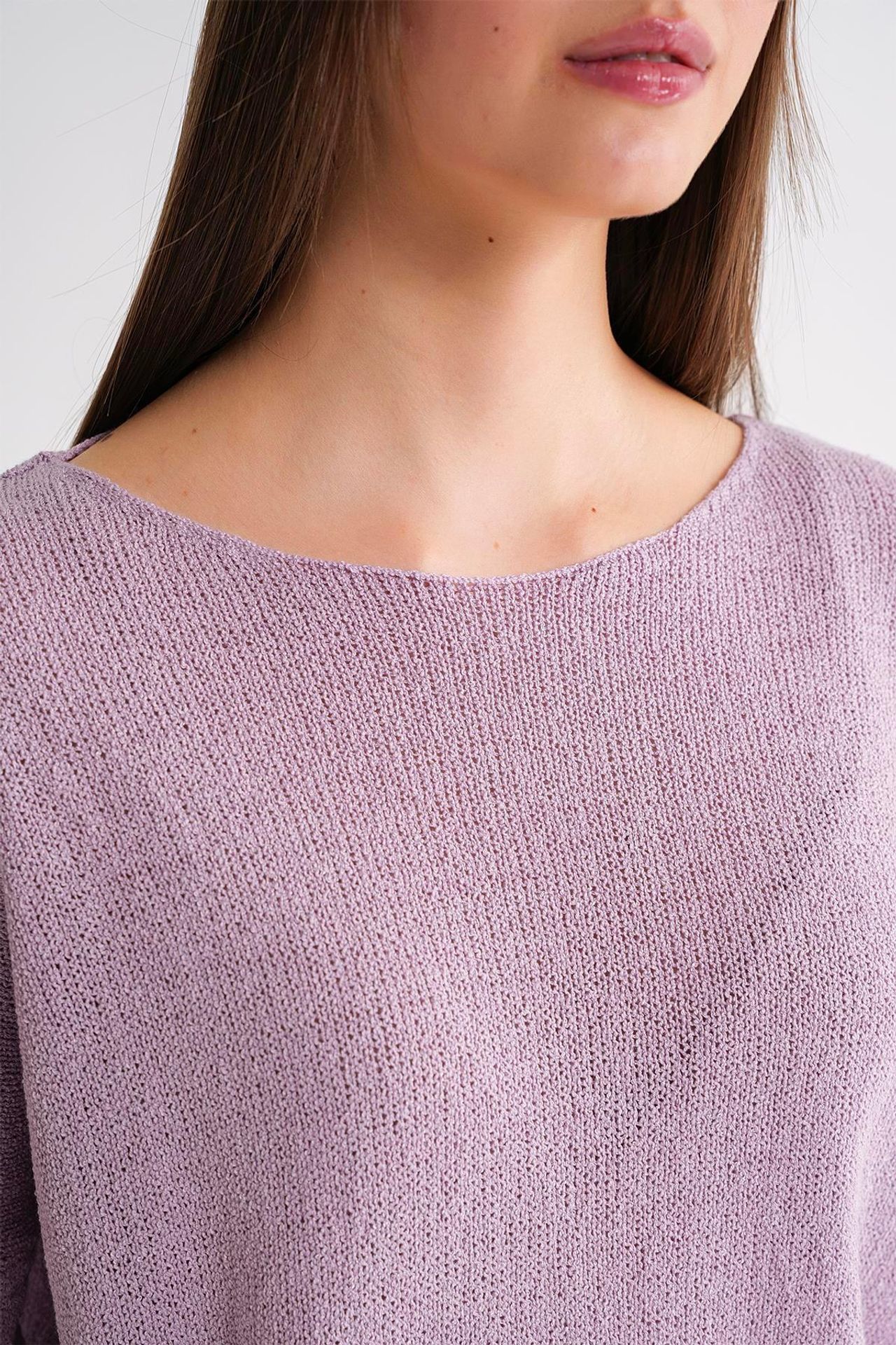 MIXRAY Oversized Boat Neck Knit Sweater 6