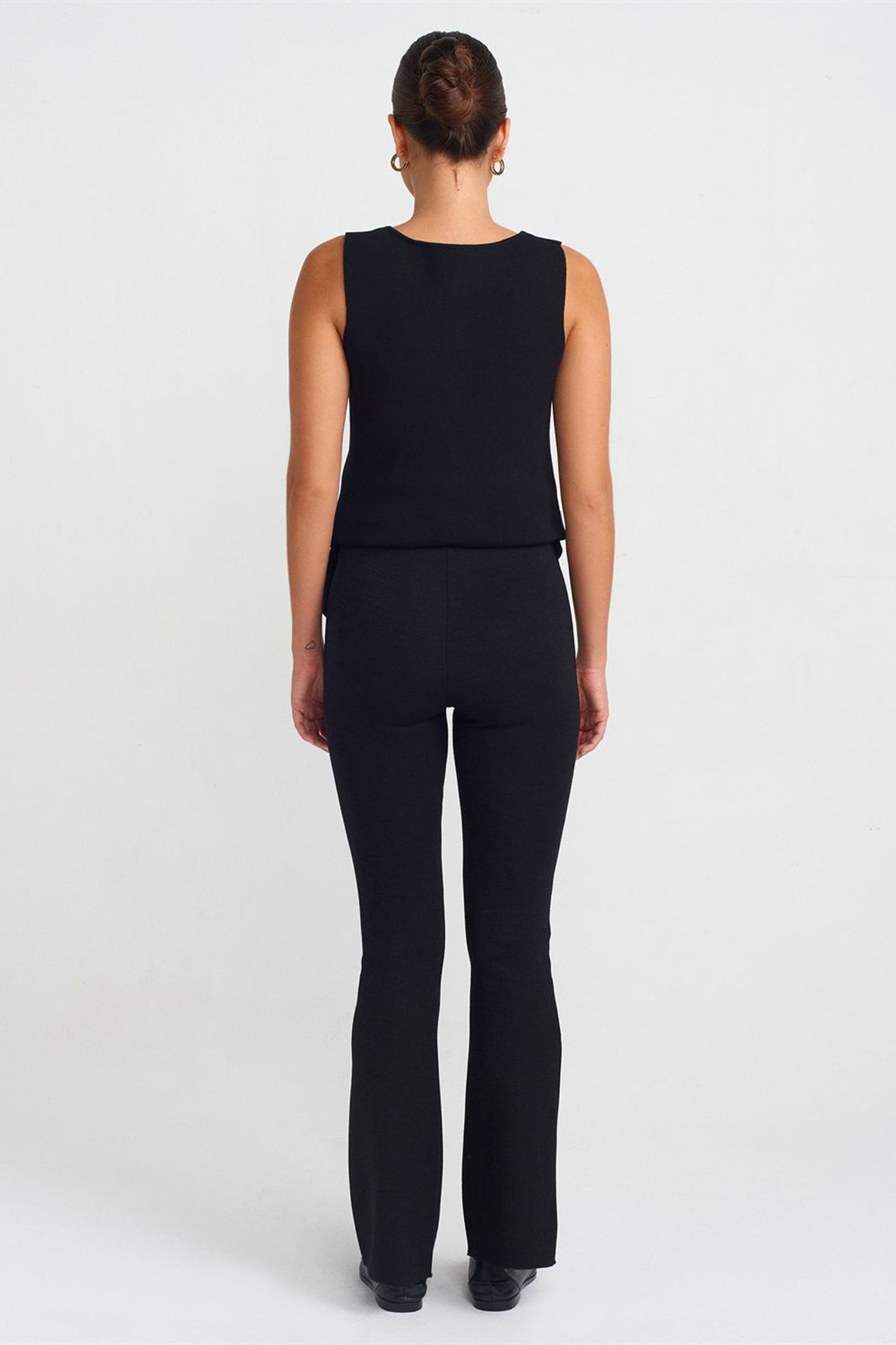 DILVIN High-Waist Flare Leggings 2