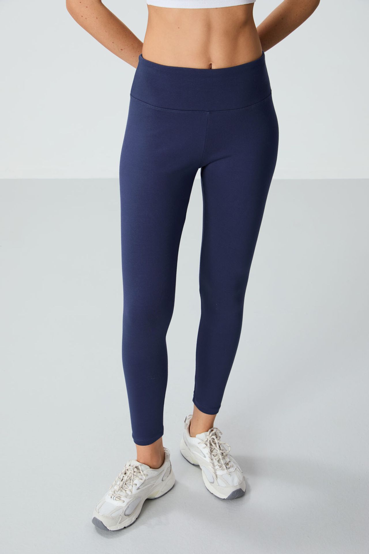 TOMMY High-Waist Cotton Blend Leggings 3