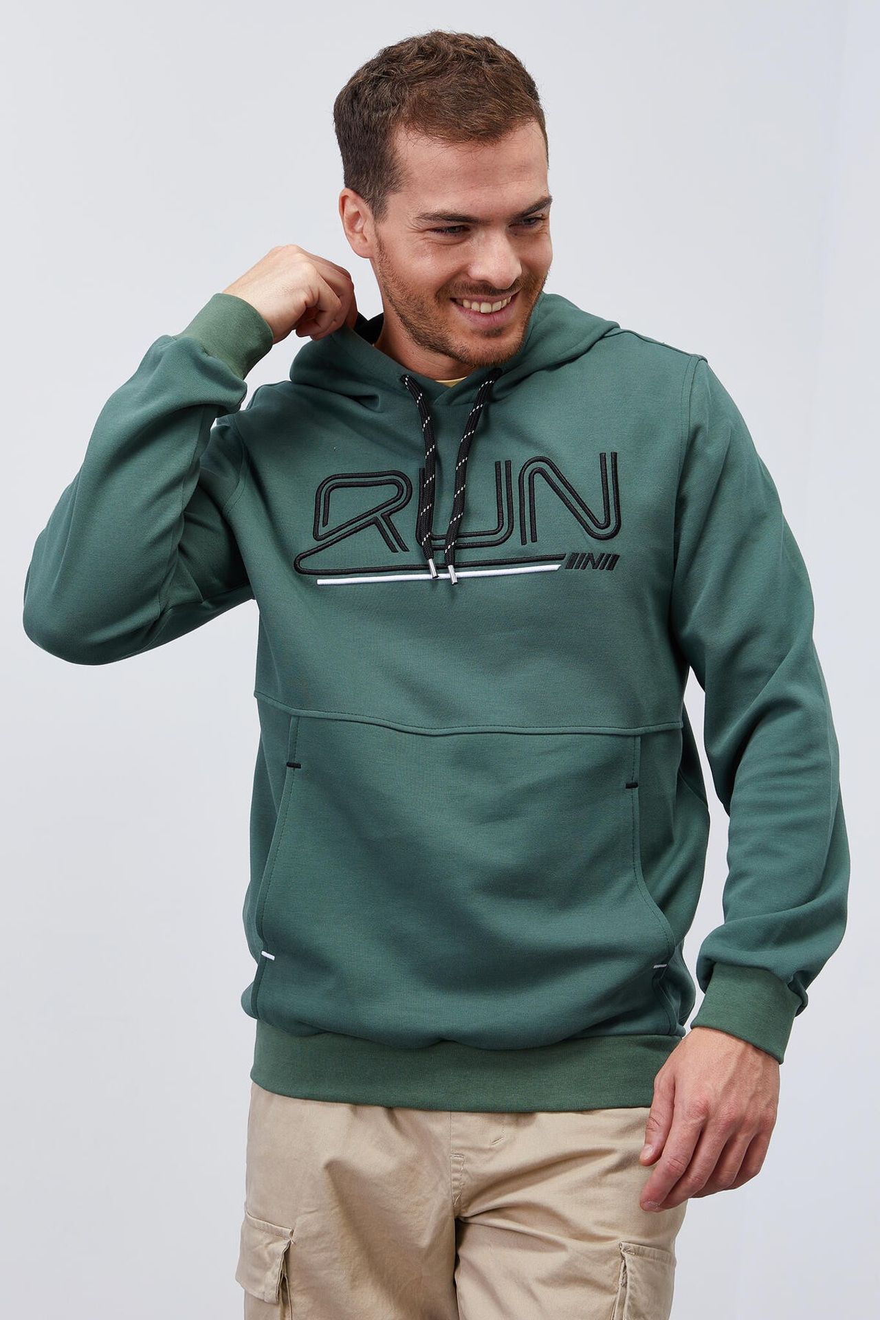 TOMMY Men's Logo Printed Hooded Sweatshirt 3