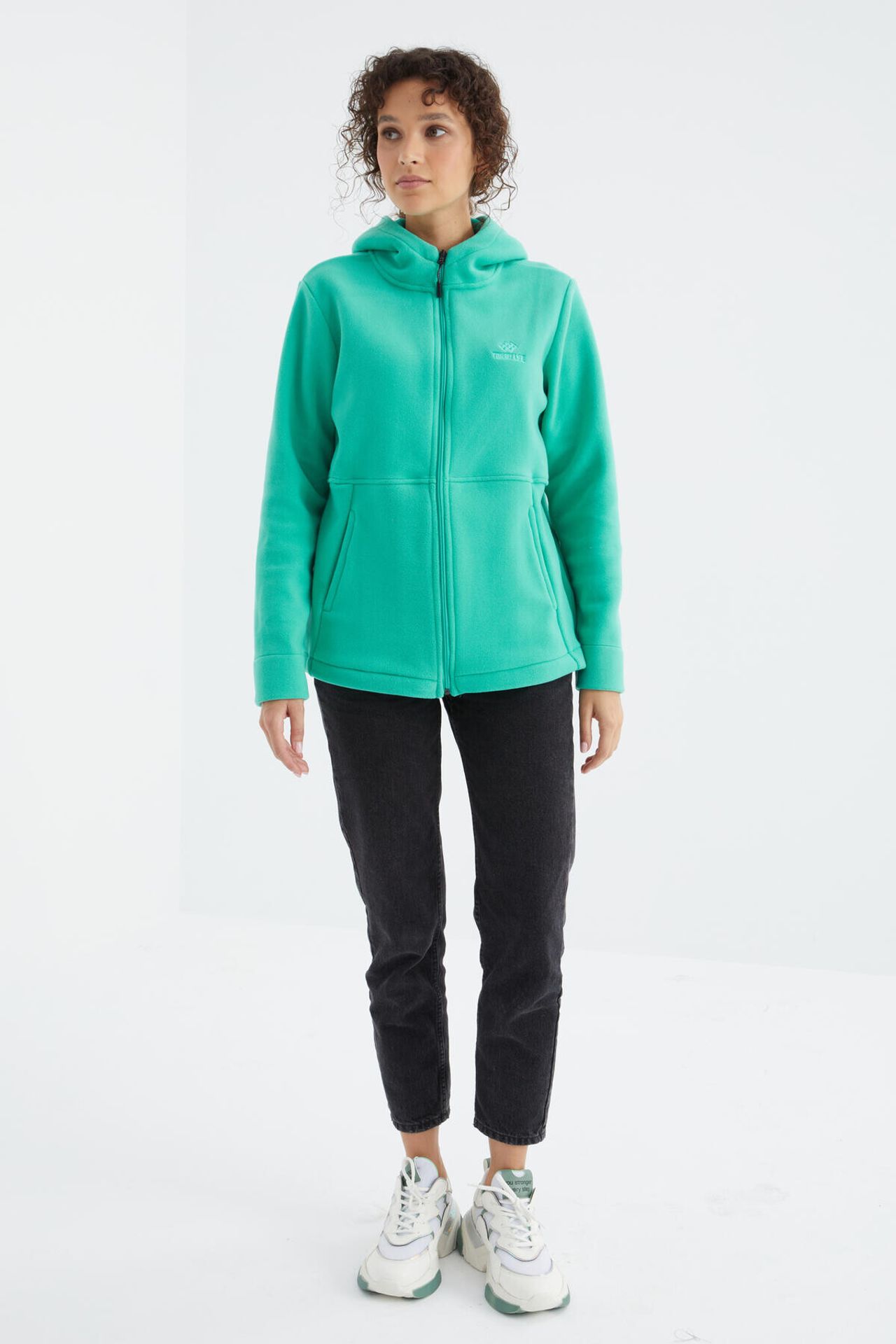 TOMMY Women's Hooded Zip Sweatshirt 4