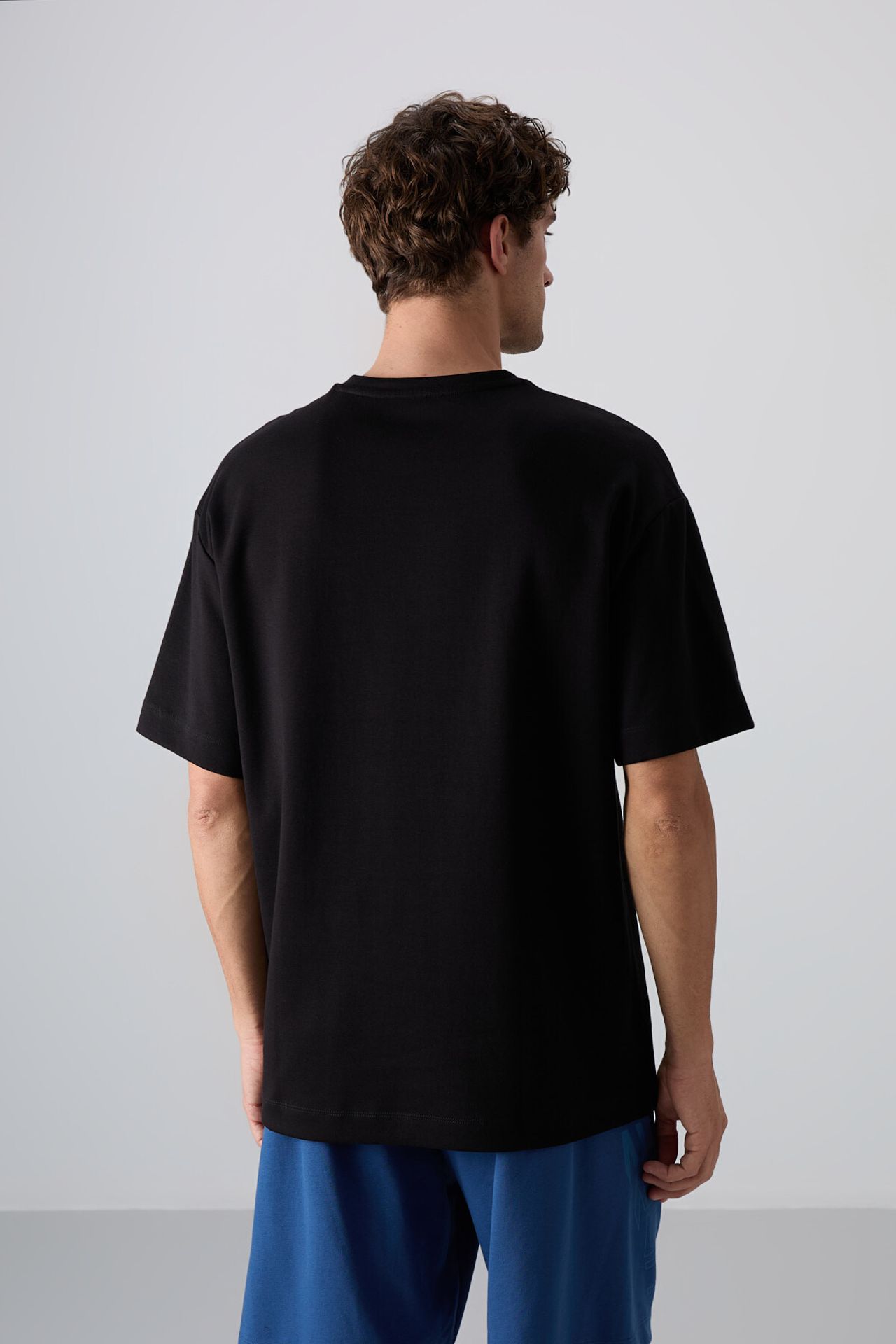 TOMMY Oversized Cotton-Blend Crew Neck T-Shirt 5