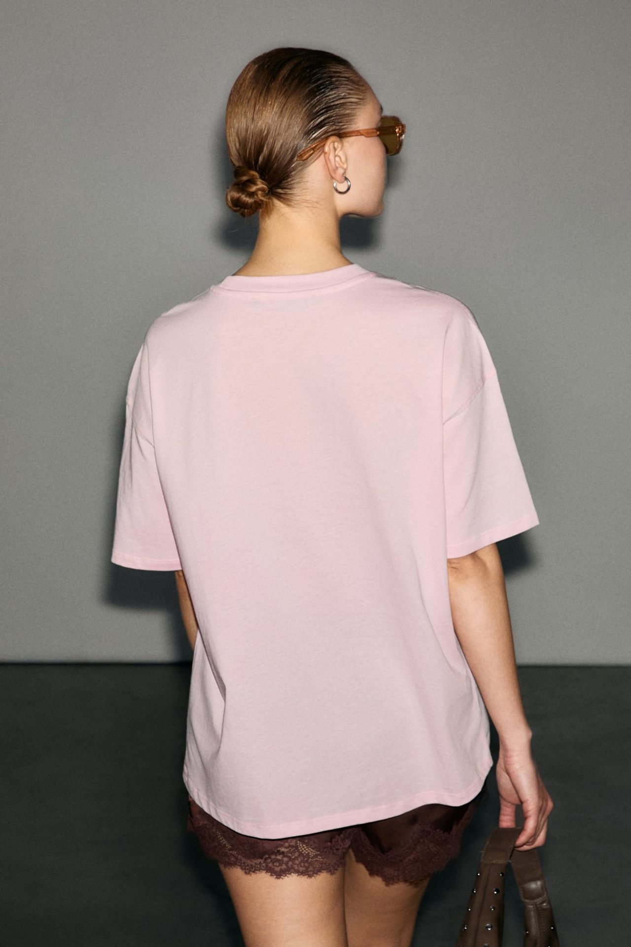 GRIMELANGE Oversized Crew Neck Printed T-Shirt 5