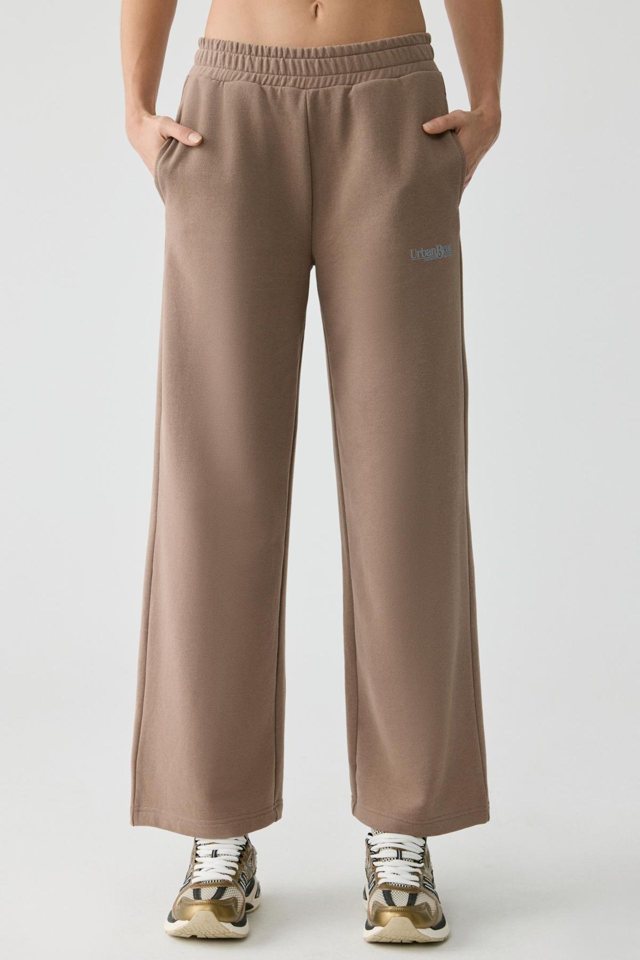 GRIMELANGE Wide Leg Elastic Waist Joggers 4