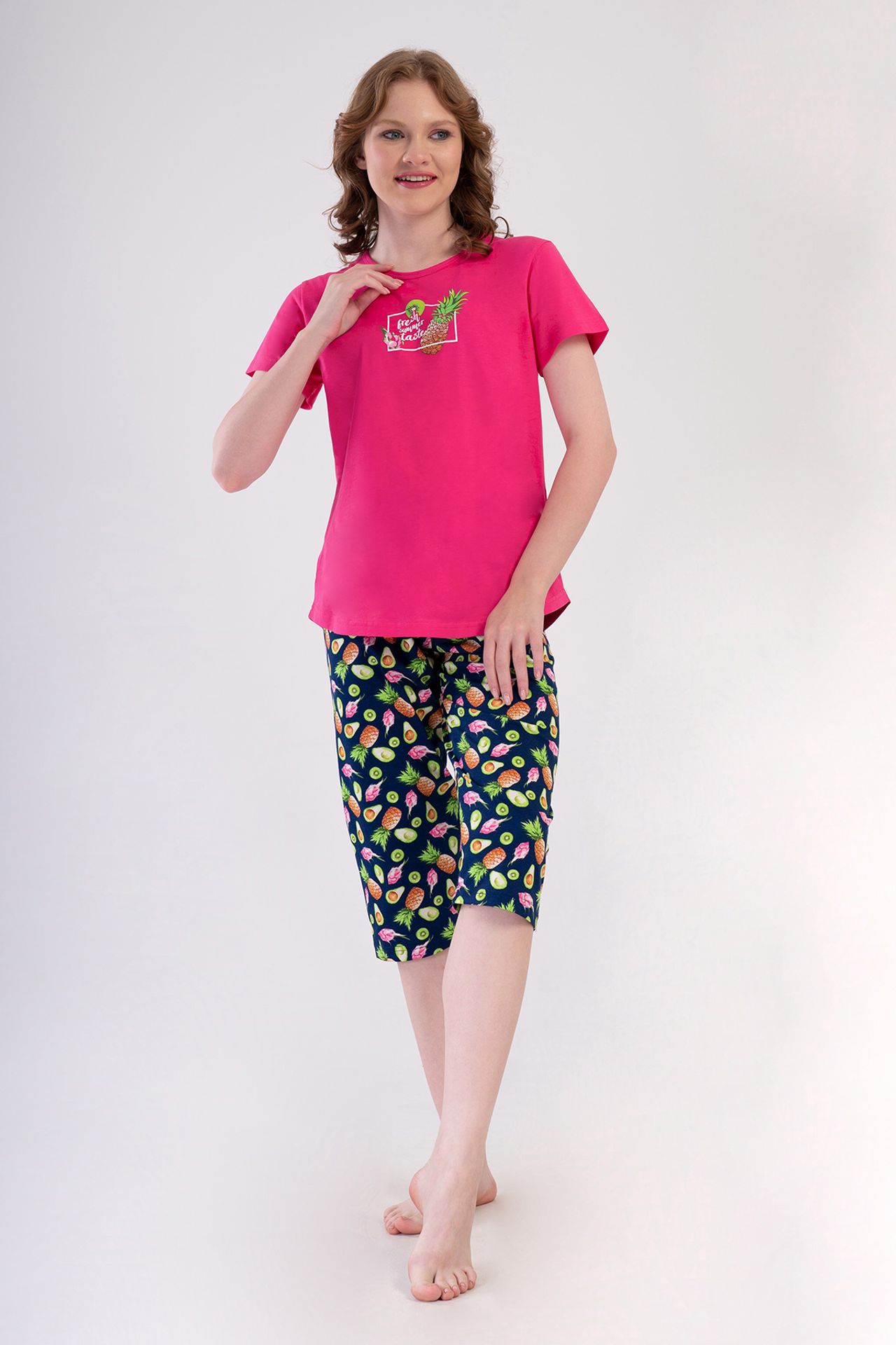 YAKE Rahat İki Parçalı Pijama Takımı 1