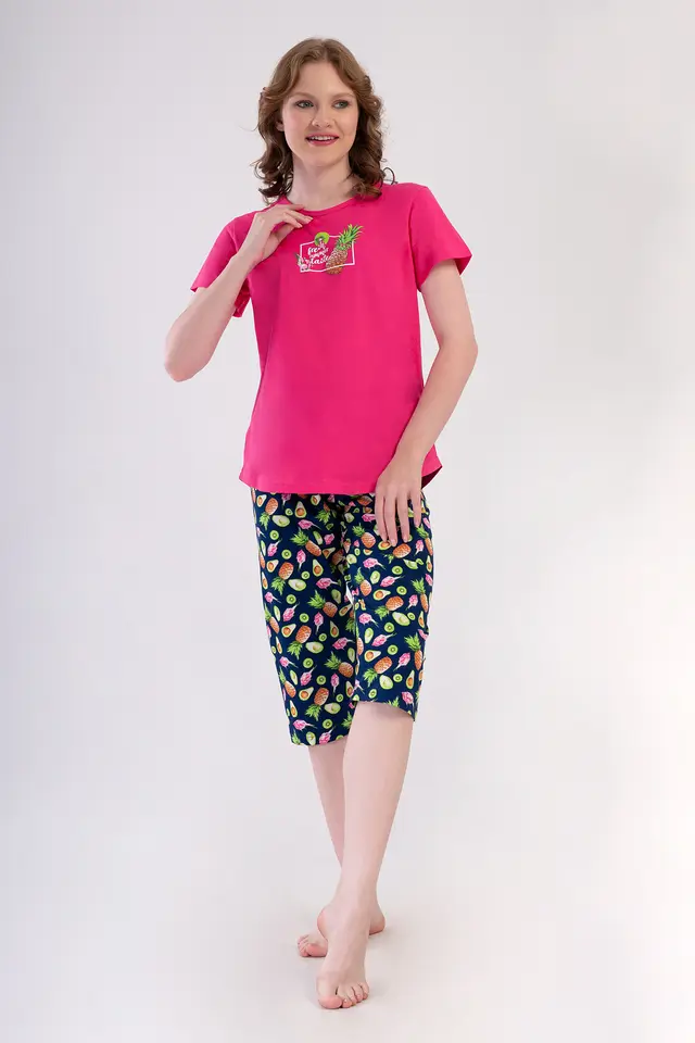 YAKE Rahat İki Parçalı Pijama Takımı
