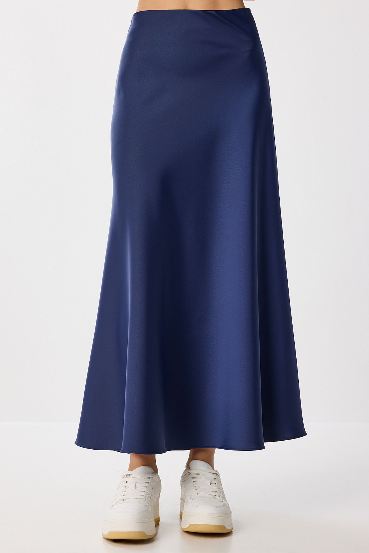 ISTANBUL High Waist Satin Maxi Skirt 4