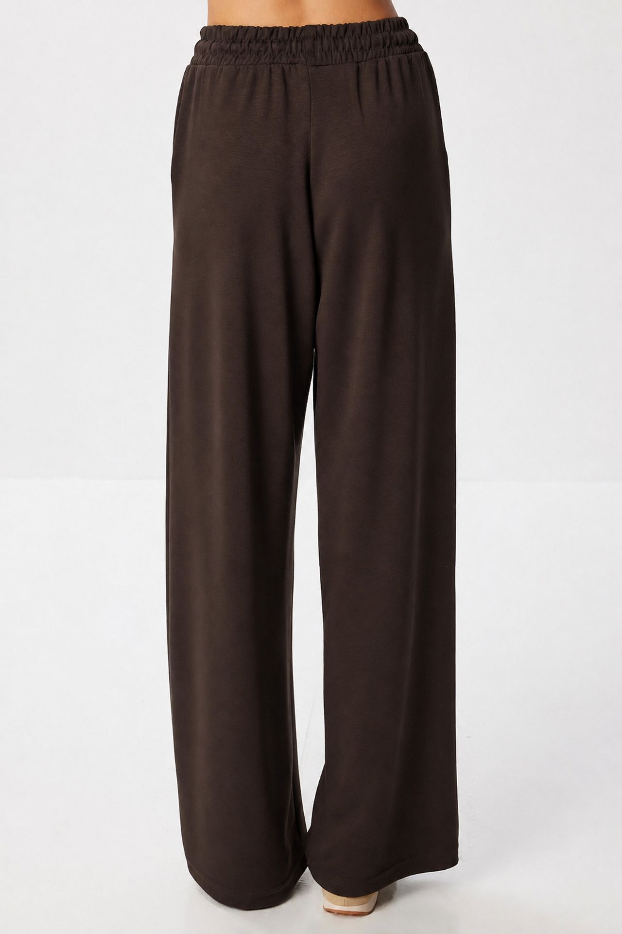 ISTANBUL Wide Leg Two-Piece Set with Crew Neck Blouse 7