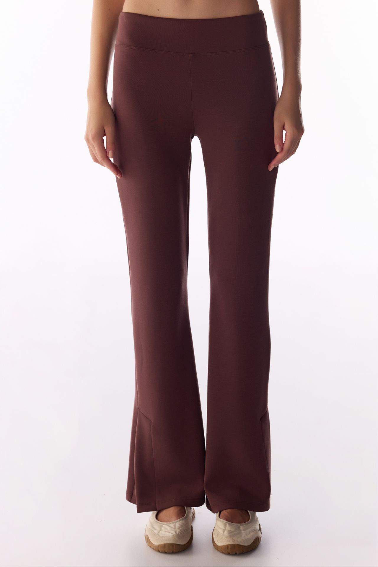 PENTI Modal Slit Flared Pants 2