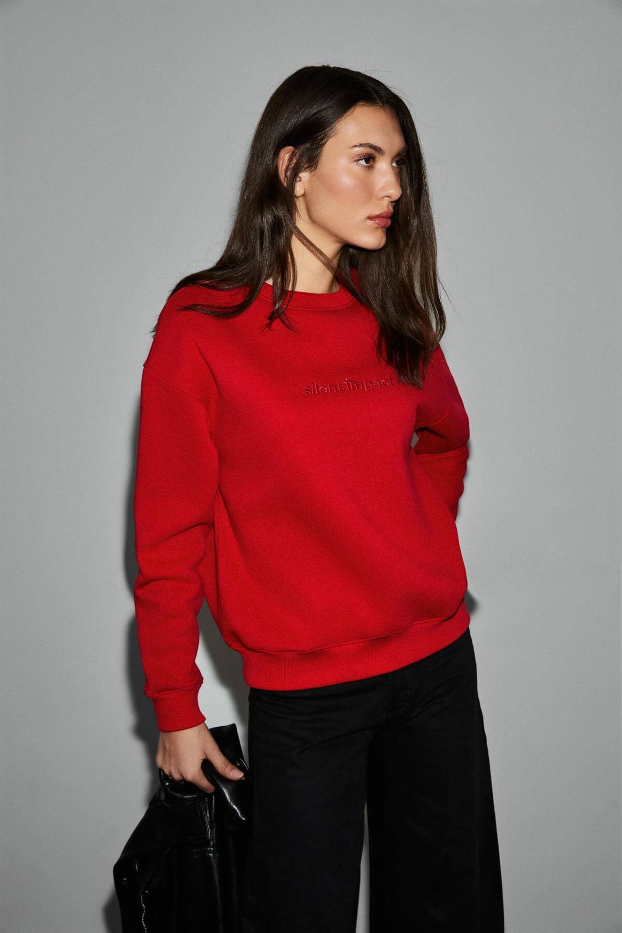 GRIMELANGE Oversized Crew Neck Sweatshirt 4