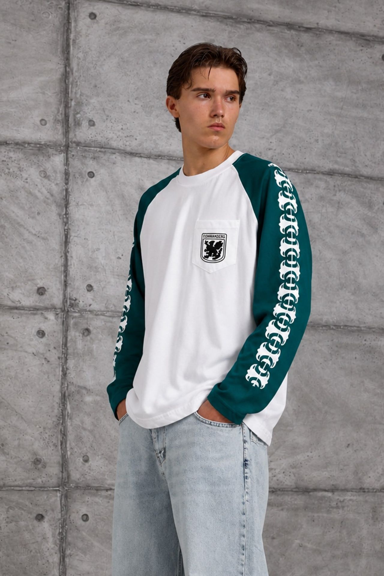 NOMARC Rahat Bisiklet Yaka Uzun Kollu Sweatshirt 1
