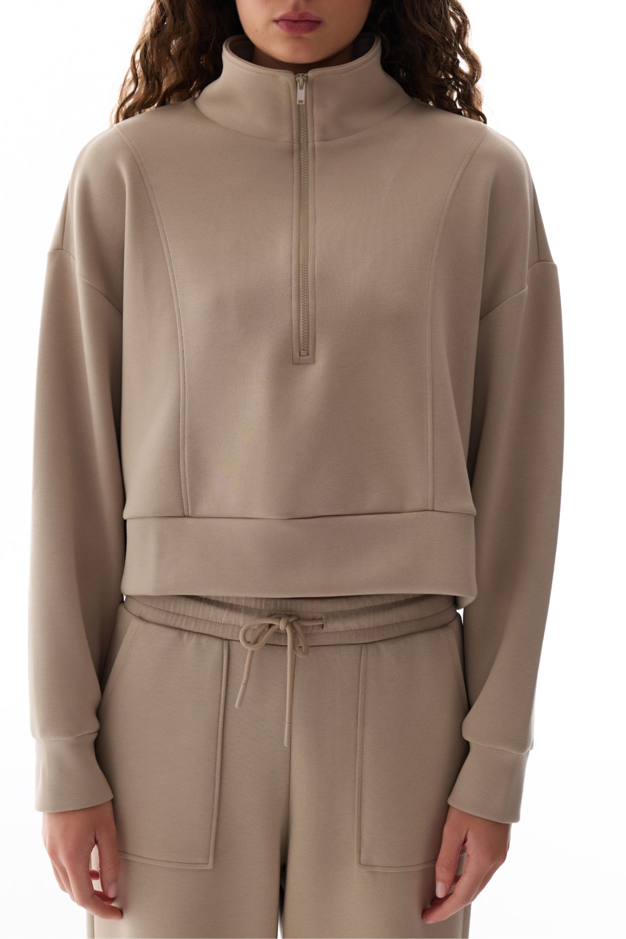 PENTI Silky Touch Half-Zip Sweatshirt 4