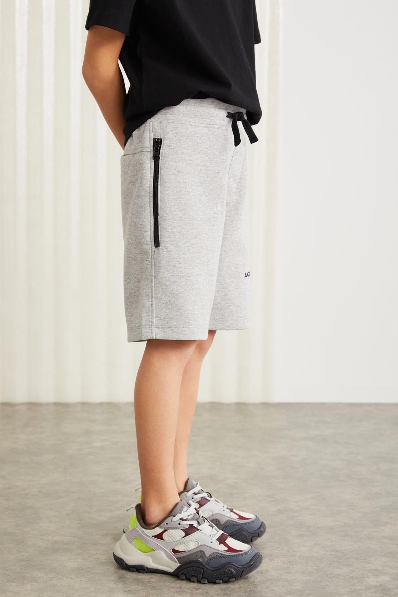GRIMELANGE Drawstring Waist Knit Shorts 4